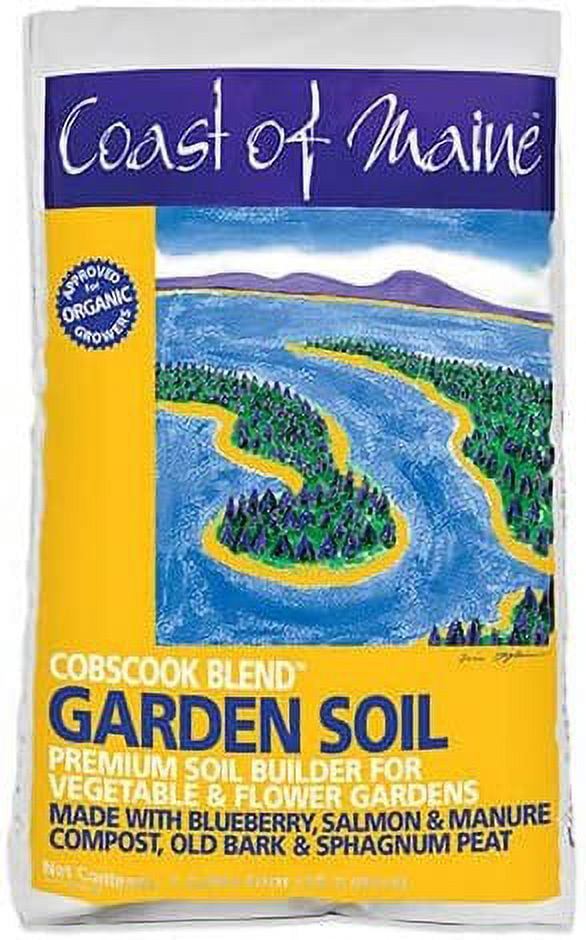 Coast of Maine Cobscook Blend Garden Soil (Organic, 1 cu ft) qfqyq