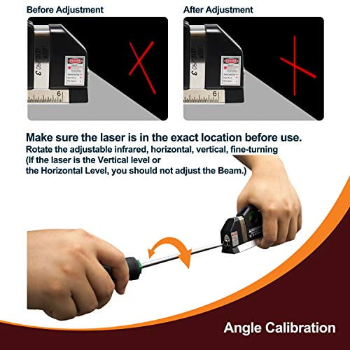 AJ Wholesale Mini Laser Line Level Tool (Compact, High-Precision Alignment) a3tad