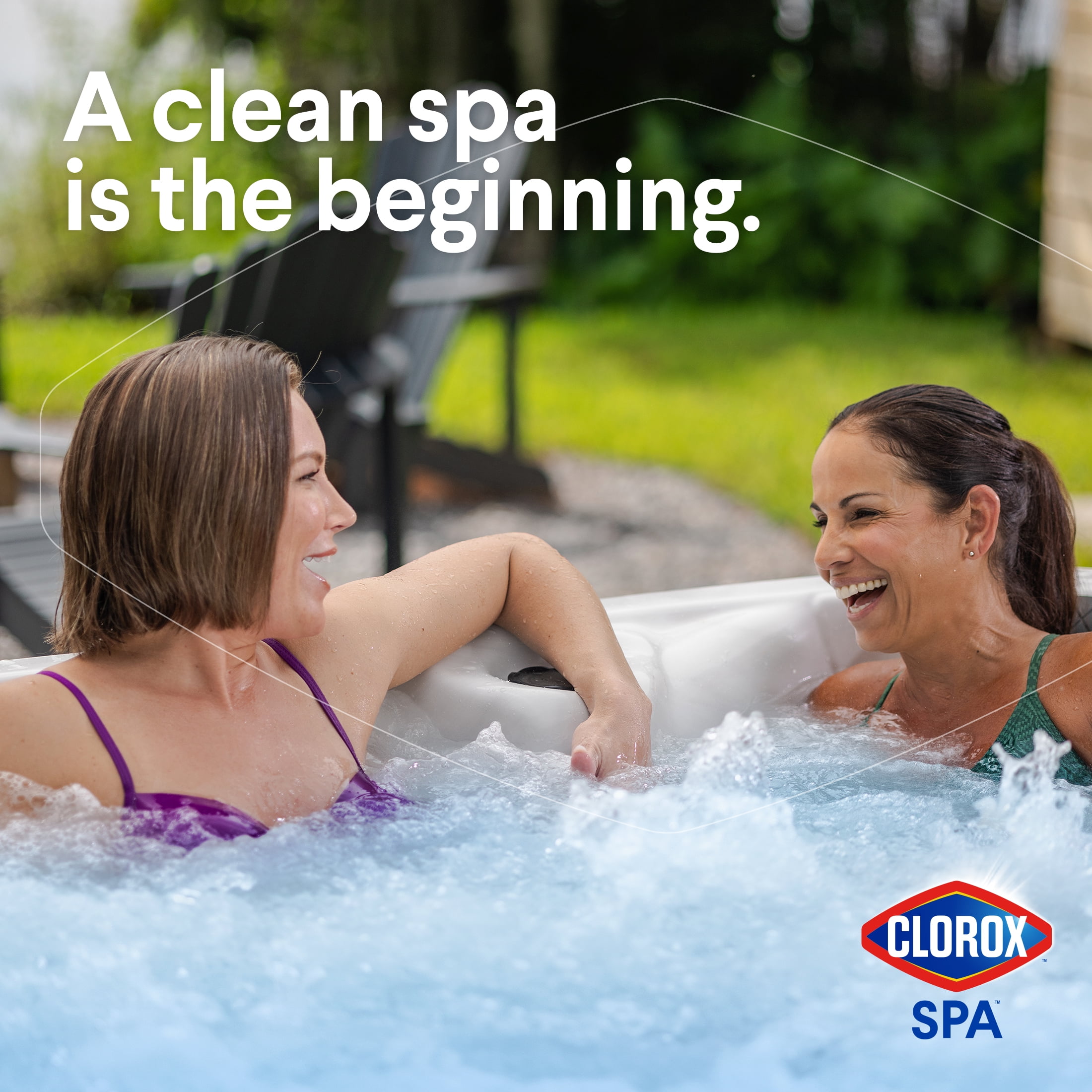 Clorox Pool&Spa Liquid Soft & Clear Water Treatment Solution (Clear, 2 lb) xgrbz