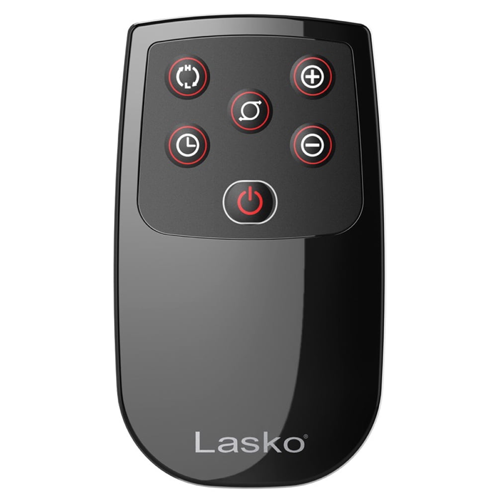 Lasko 1500W Electric Oscillating Ceramic Tower Space Heater with Remote (Black, 1 Unit) jvah5