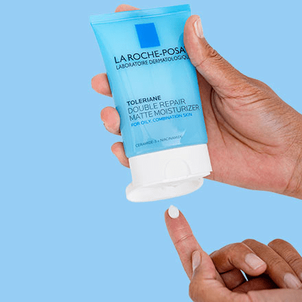 La Roche-Posay Toleriane Double Repair Oil-Free Matte Face Moisturizer for Oily Skin (2.5 fl oz) t897j