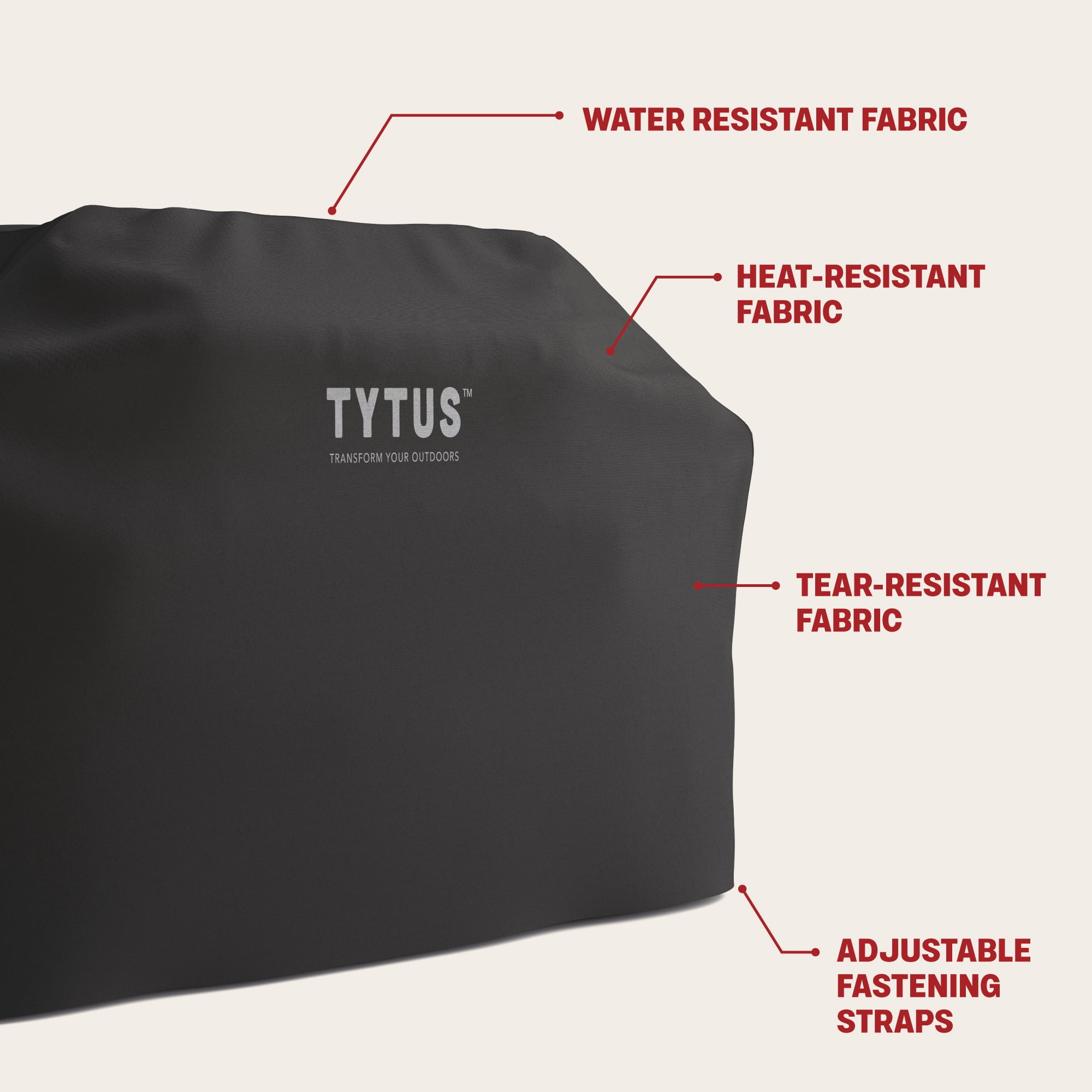 TYTUS Fresno 4-Burner Gas Grill Island Set with Cover, Griddle, Light, and Pizza Stone (Stainless Steel) q0xse