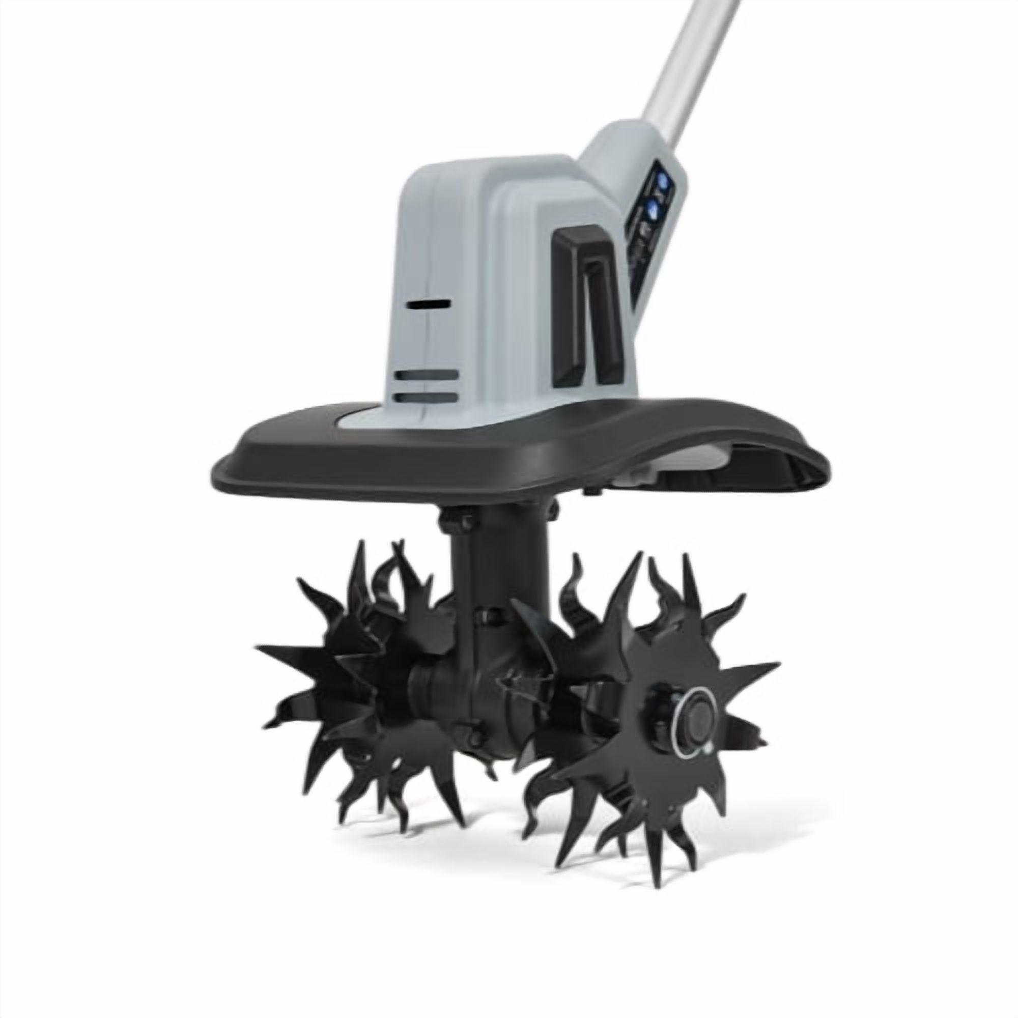 Dapper Supply 20V Cordless Electric Tiller Cultivator, High-Torque Garden Soil Aerator with 2.0Ah Battery and Charger (9 in Width, 6.6 in Depth) f21ep
