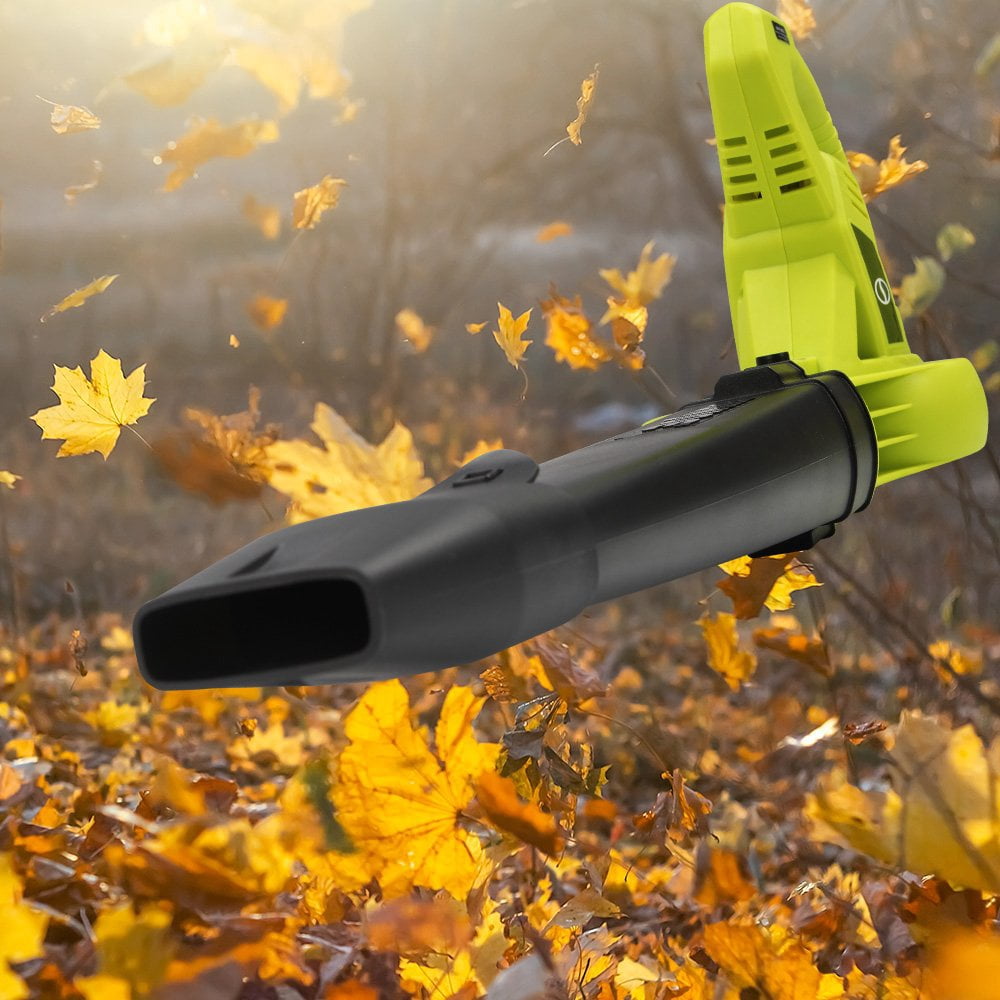 Sun Joe SBJ601E 10 Amp Electric Leaf Blower, 2-Speed All-Purpose Outdoor Cleaning Tool (Green, 4.4 lb) 1vnel