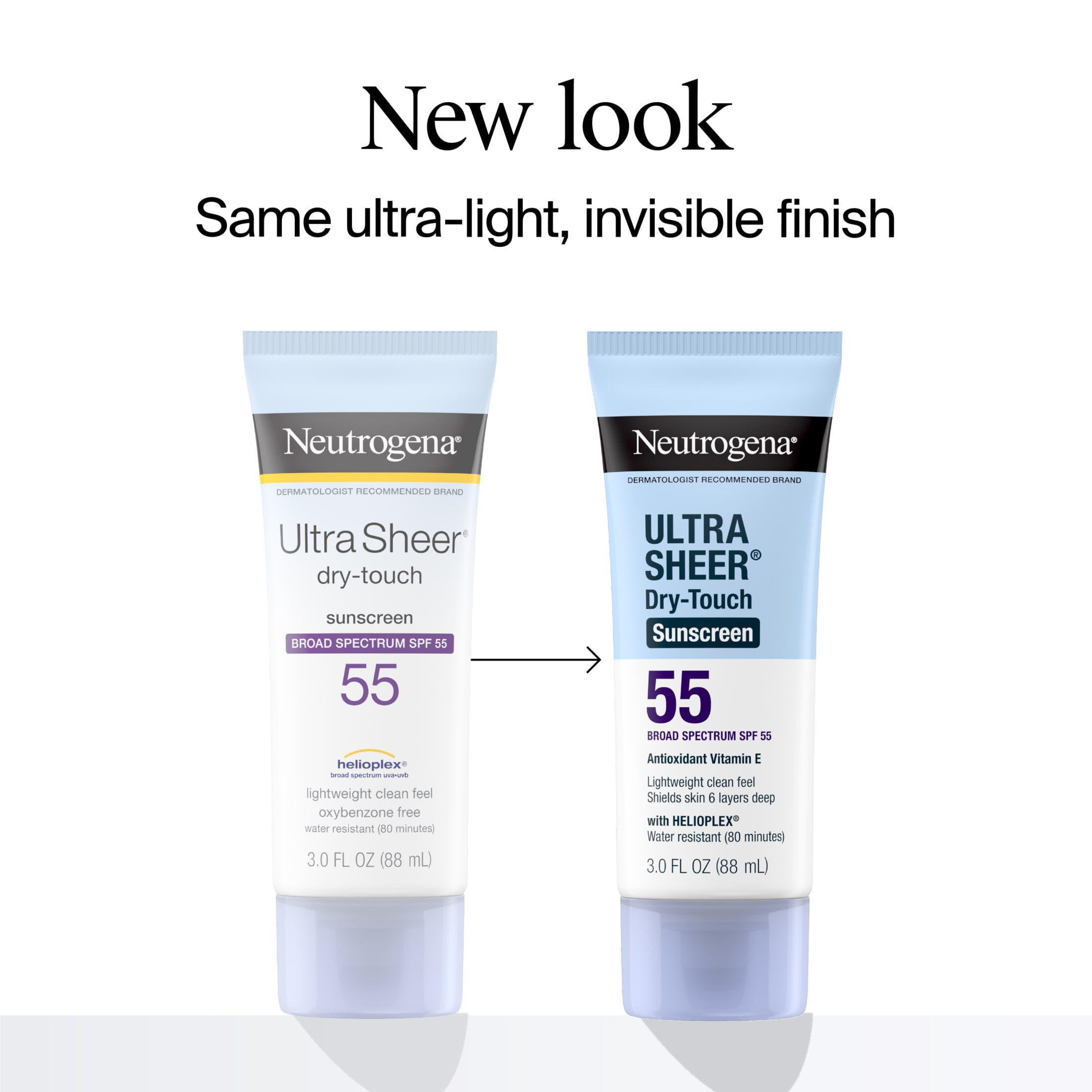 Neutrogena Ultra Sheer Dry-Touch Sunscreen SPF 55 Broad Spectrum Protection (3 fl oz) 11kx9