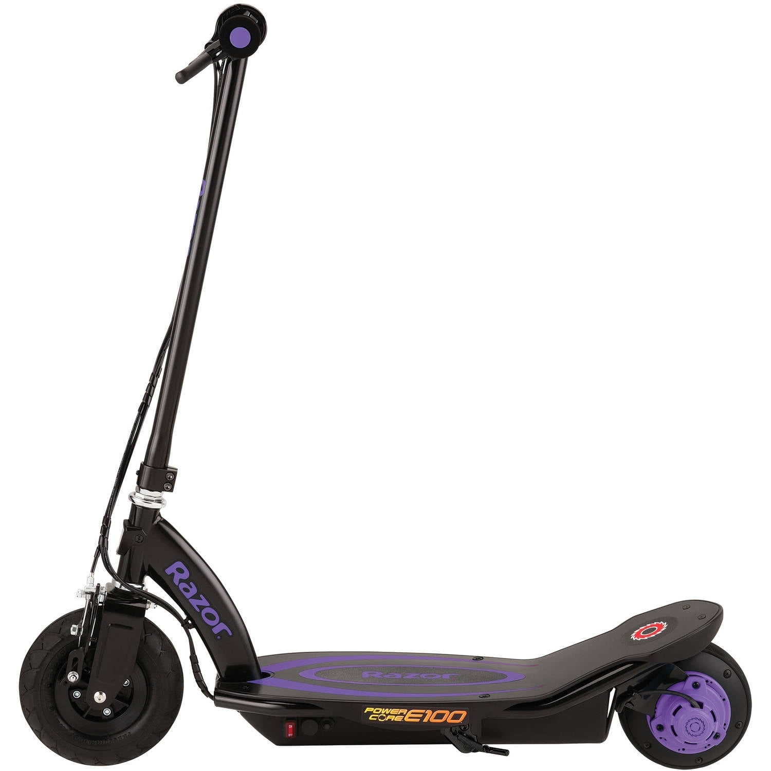 Razor Power Core E100 Electric Hub Motor Scooter (Purple, 120 lb Capacity) aeop0