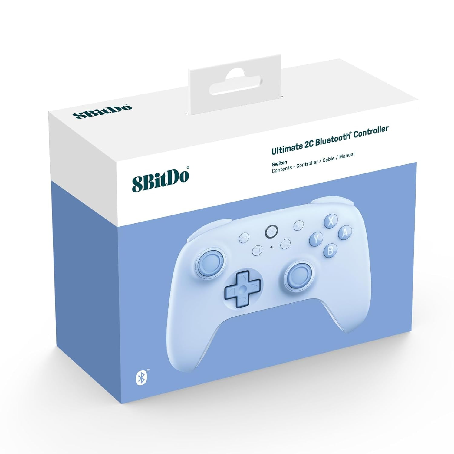 8BitDo Ultimate 2C Wireless Bluetooth Controller for Switch and Switch 2, Hall Effect Joysticks with 6-Axis Motion Control (Blue) 7x6b9 - Image 5