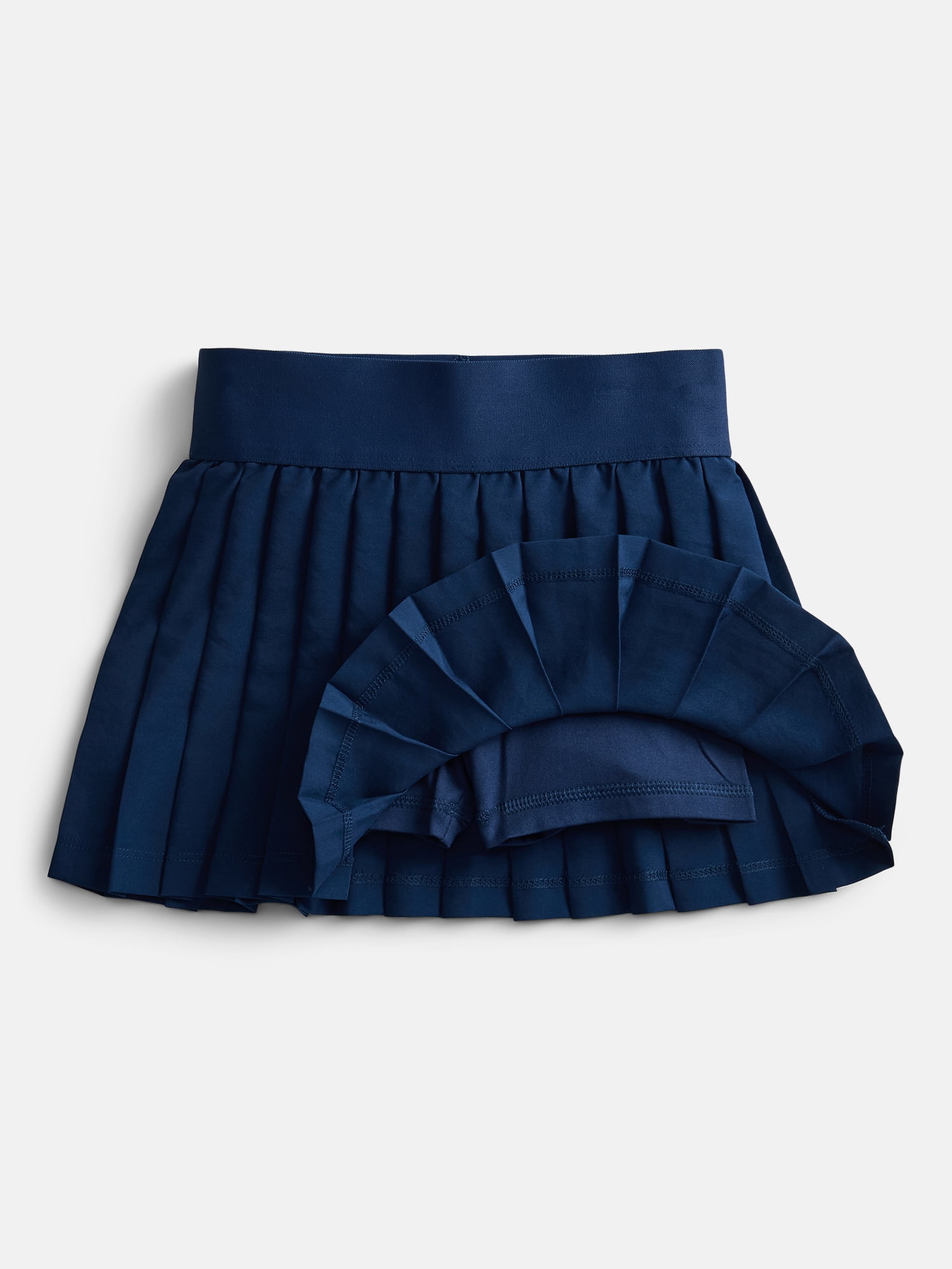 Athletic Works Girls Active Pleated Skort, Moisture-Wicking Athletic Skirt with Pockets (Blue, Size 4-18) z7wbt