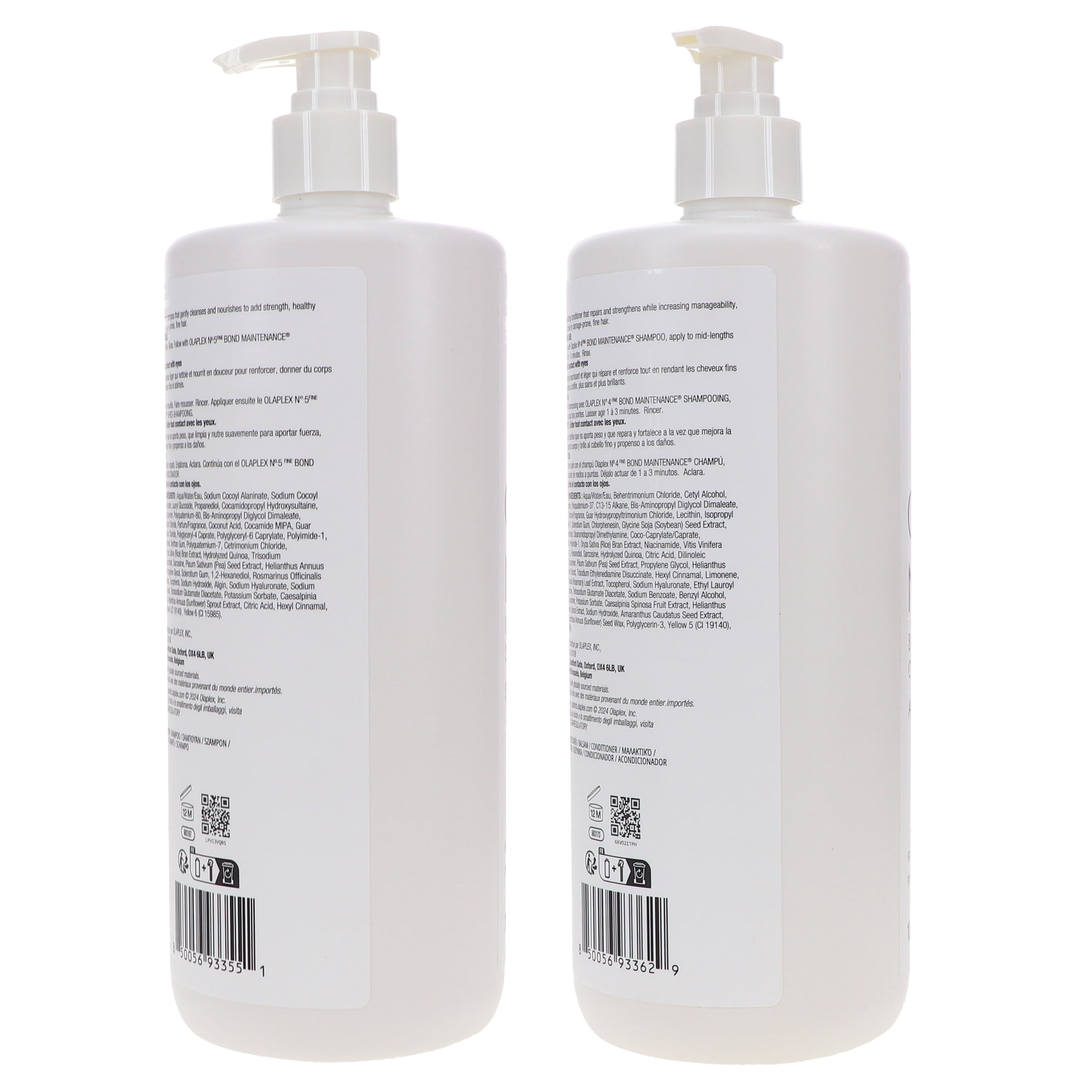 Olaplex No.4 Bond Maintenance Shampoo and No.5 Bond Maintenance Conditioner Professional Repair Set (33.8 fl oz) 8tplg