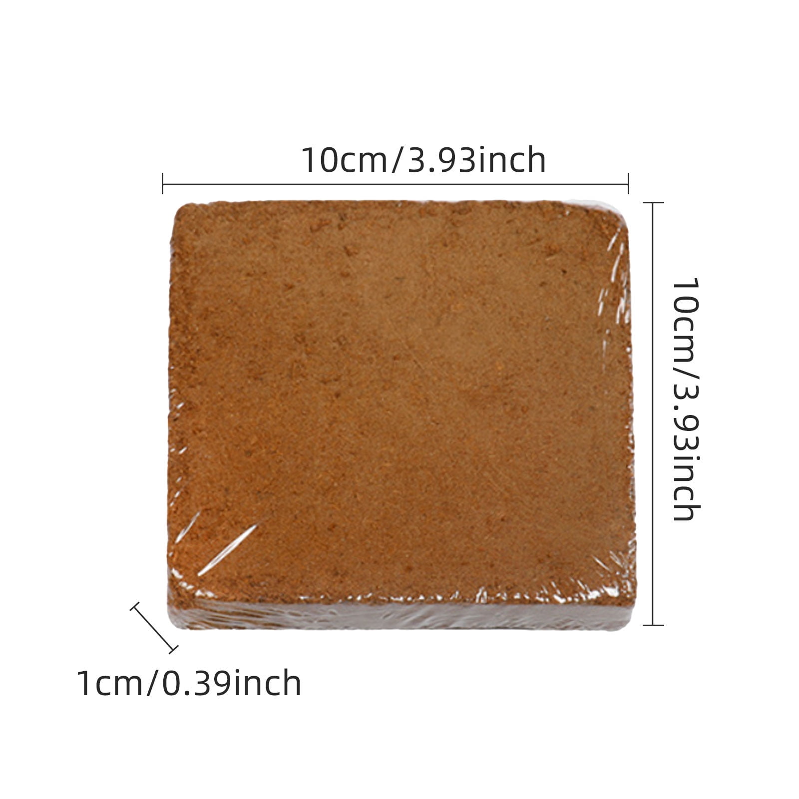 Txlpkdyx Compressed Coconut Coir Brick Organic Potting Soil Growing Medium for Indoor and Outdoor Gardening (1.4 lb) wmdcy