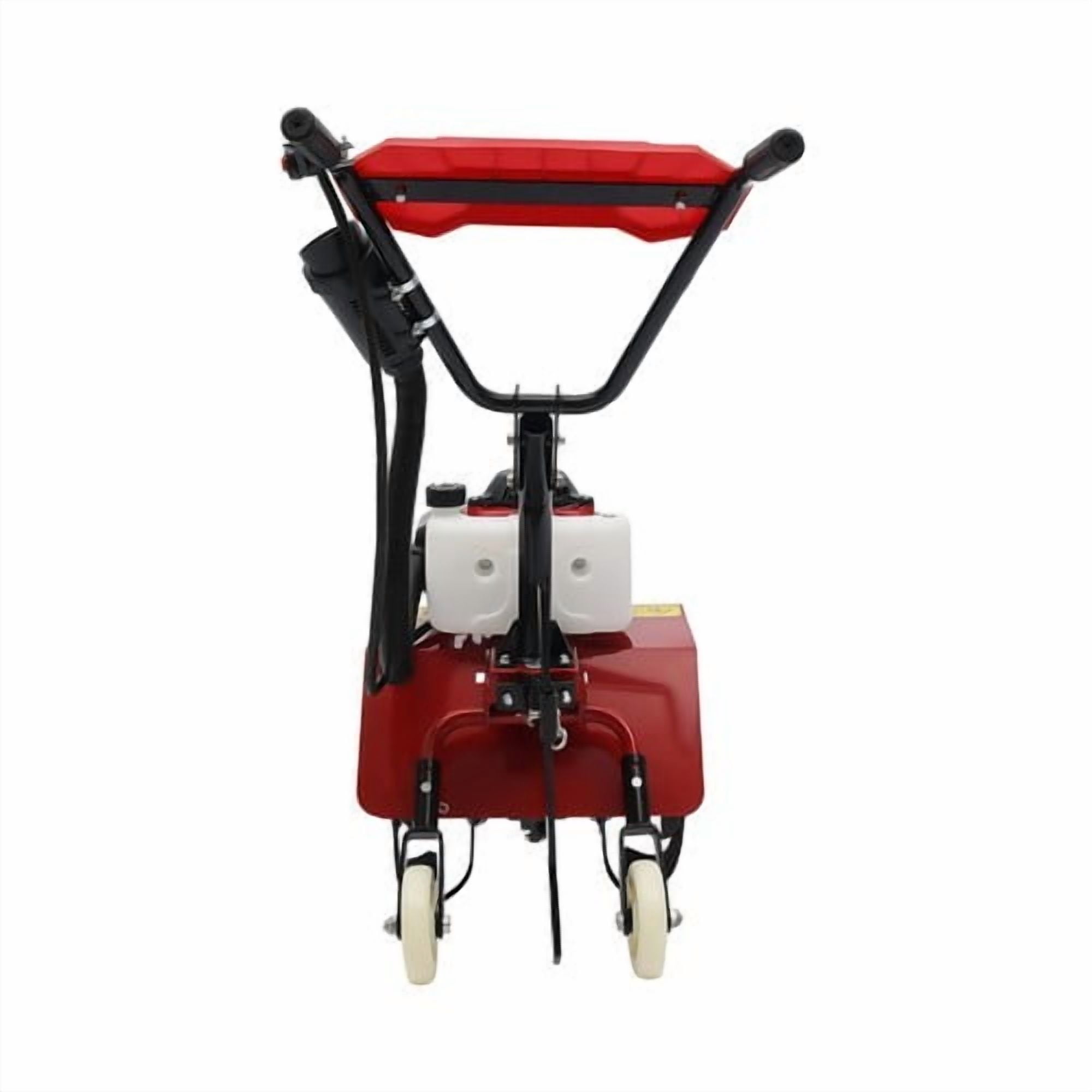 Generic 63cc 4-Stroke Gas Powered Garden Tiller Cultivator (13.78 in Tilling Width, 0.25 gal Fuel Tank) j4m74