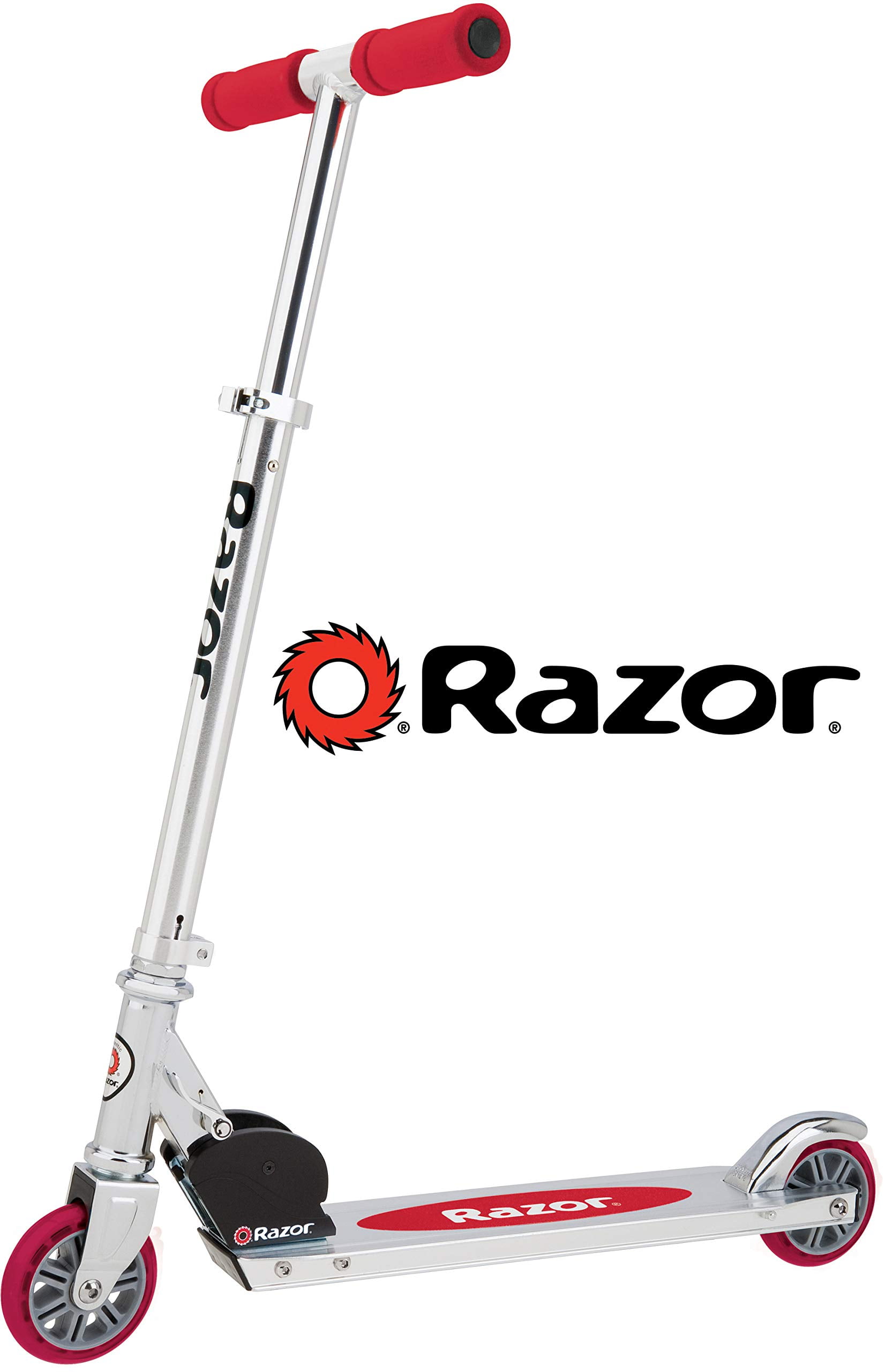 Razor A Kick Scooter Lightweight Foldable Design (Red, One Size) ze2q8