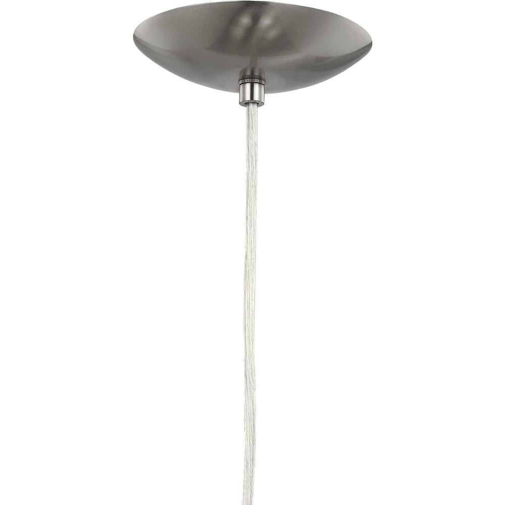Progress Lighting Globe Collection 1-Light Pendant Light, Mid-Century Modern Hanging Fixture with Opal Glass Shade (Brushed Bronze, 12 in) 2r7pd