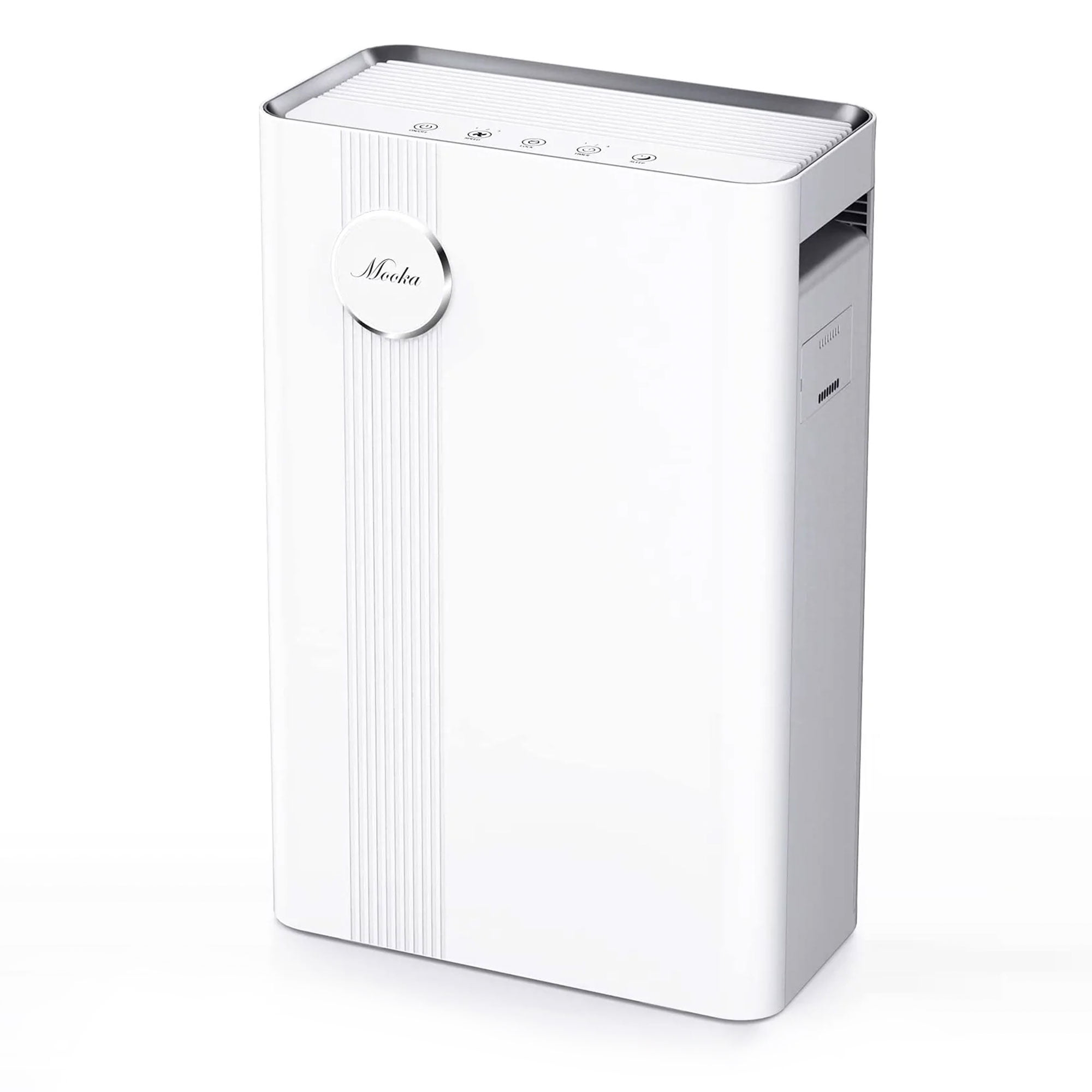 Mooka KJ203F-142 Home Air Purifier with True HEPA Filter for Large Rooms (White, 320 Sq. Ft) bs6wy