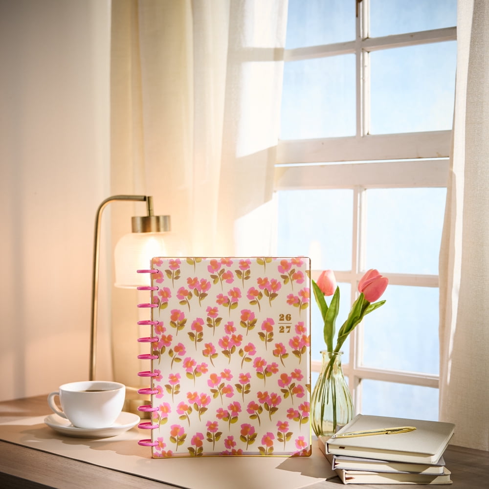 Happy Planner Sunshine Blooms 15-Month Dated Planner, Horizontal Layout, Disc-Bound (Multicolor, 8.5 in x 11 in) urtsv - Image 2