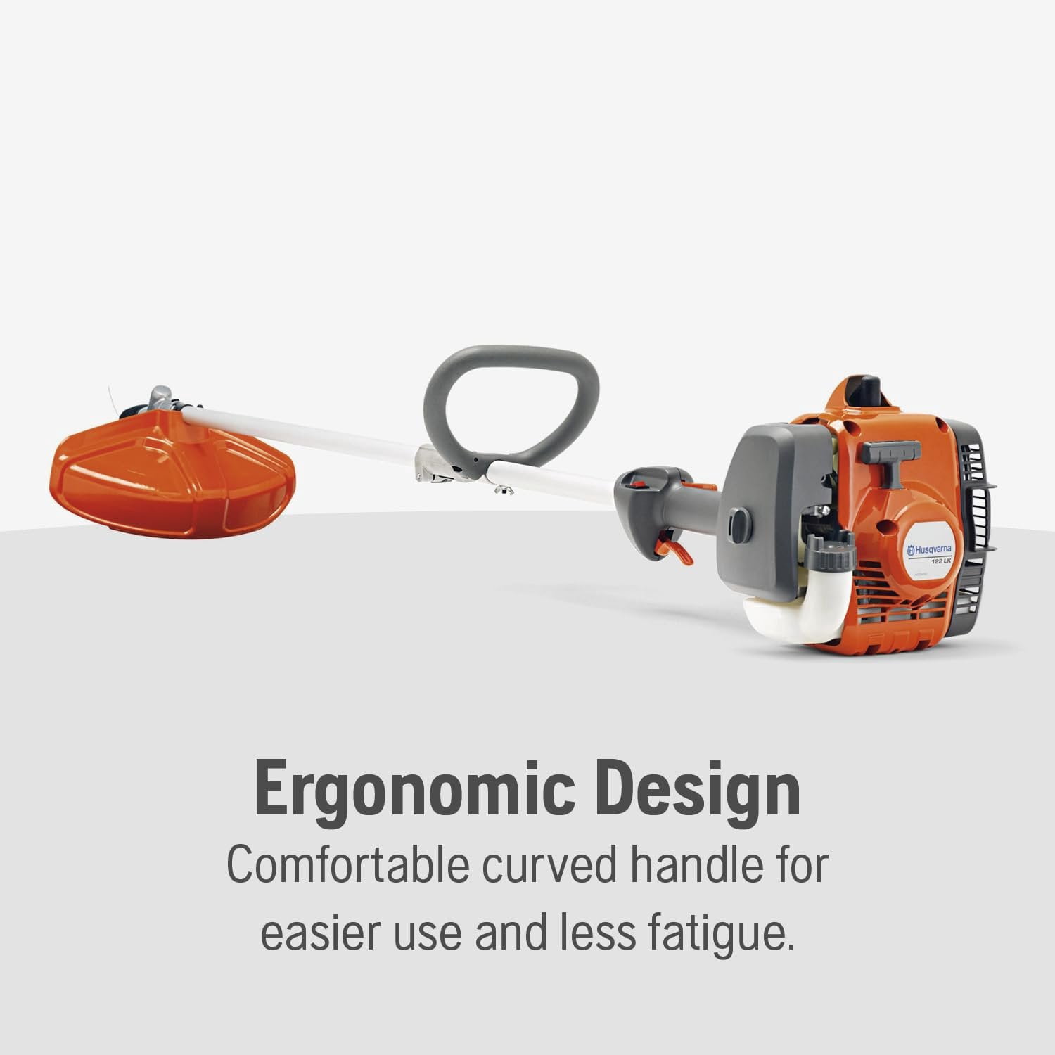 Husqvarna 122LK String Trimmer, Gas Powered Lawn Edger with Straight Shaft (17 in) idp64