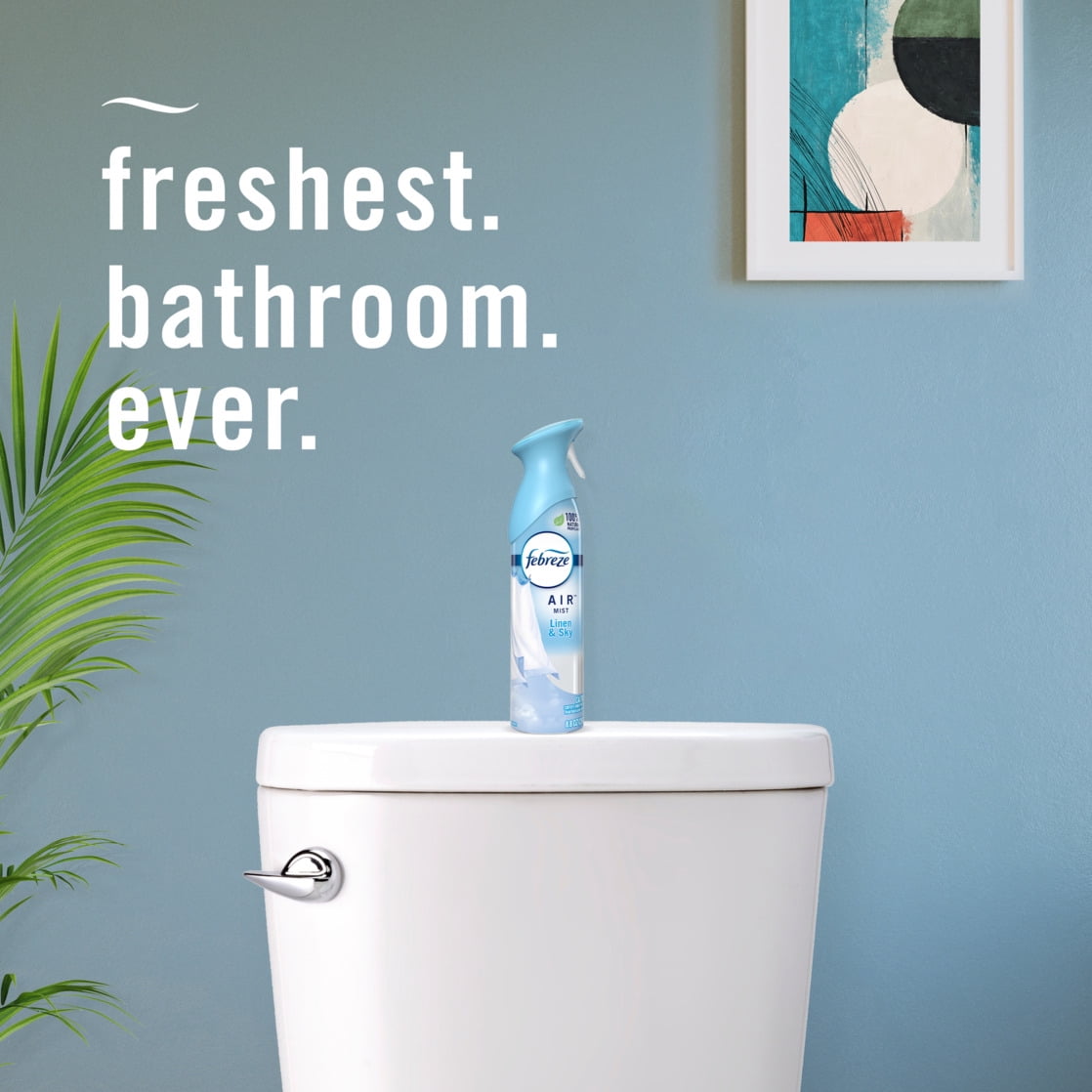 Febreze Air Freshener Spray, Odor-Fighting Room Mist, Linen & Sky (8.8 oz) idonm