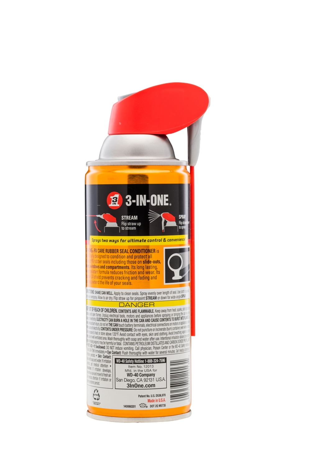 3-IN-ONE RV Care Rubber Seal Conditioner, Water Resistant Protectant Spray (2 Pack, 11 oz) 5u7qo