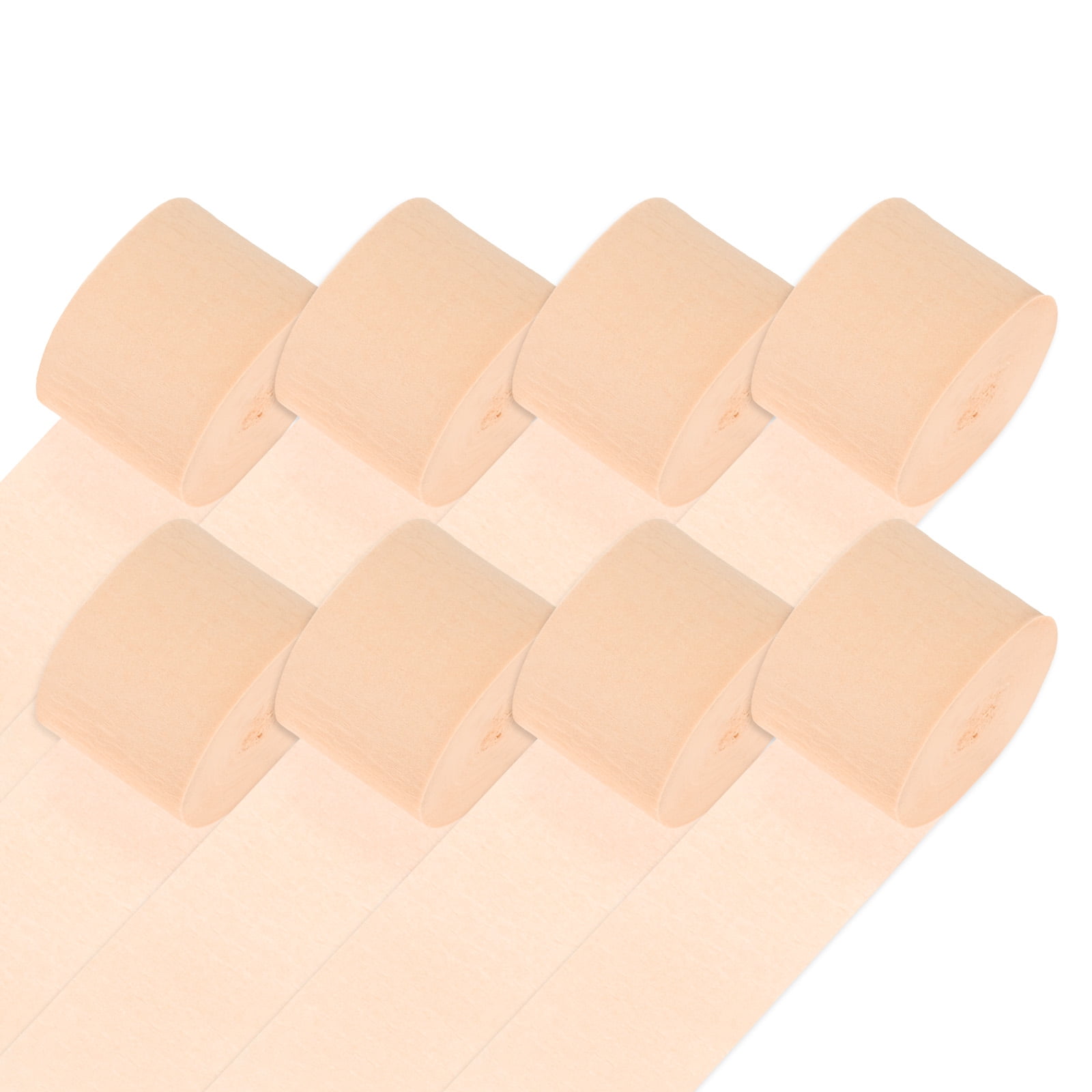 Uxcell Crepe Paper Streamers for Party Decorations and Holiday Crafts (Peach Pink, 8 Rolls, 1.8 in x 82 ft) f28nj