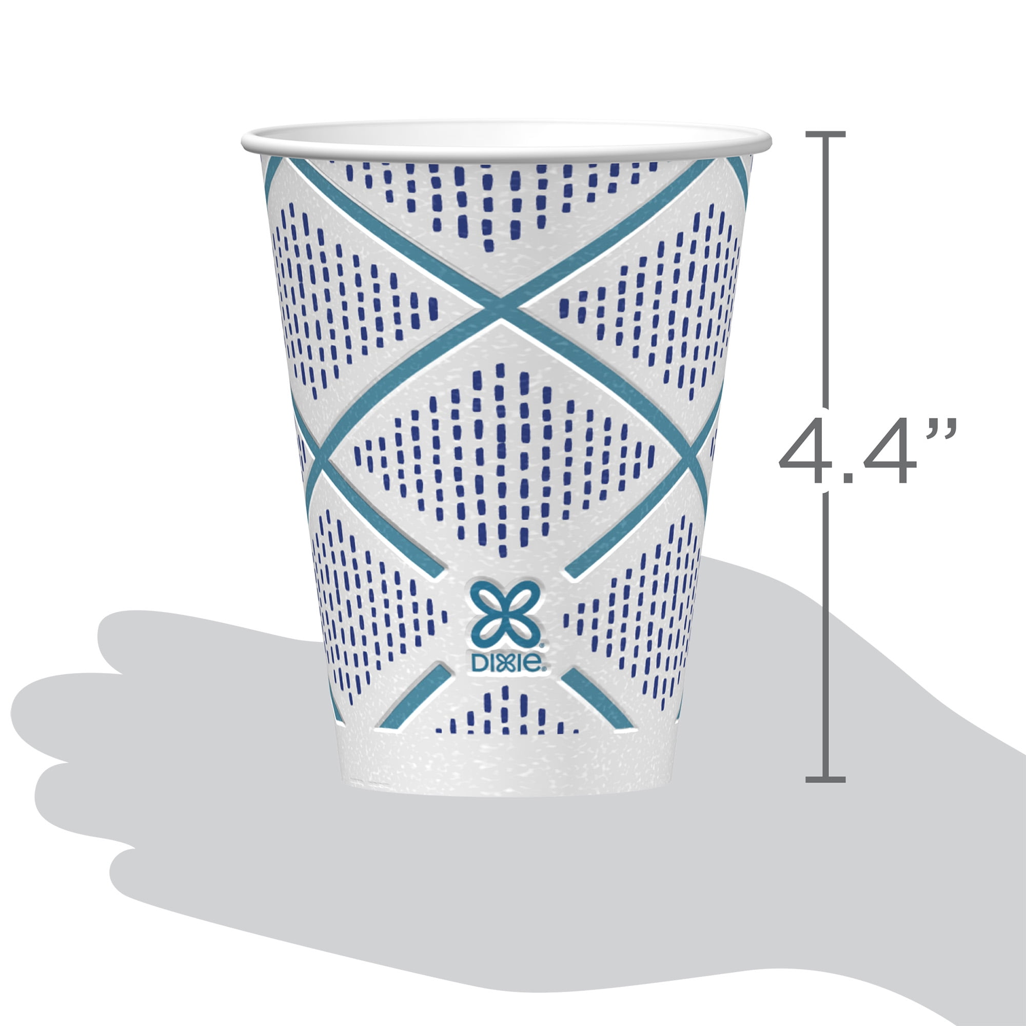 Dixie To Go Insulated Hot Cups with Lids, Leak-Resistant Disposable Coffee Cups (12 oz, 40 Count) dnkce