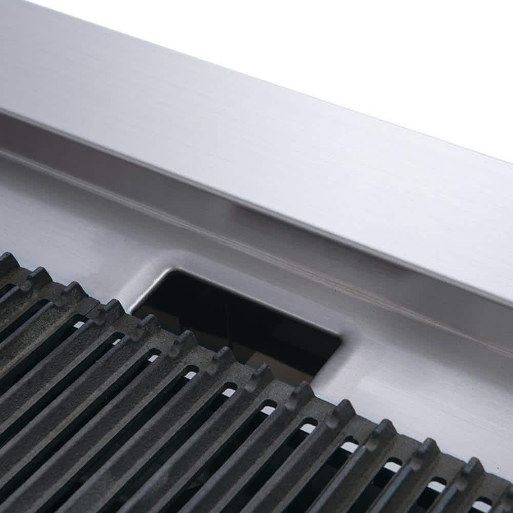 Elite Kitchen Supply Heavy-Duty Countertop Radiant Charbroiler, Stainless Steel (24 in) s9sny