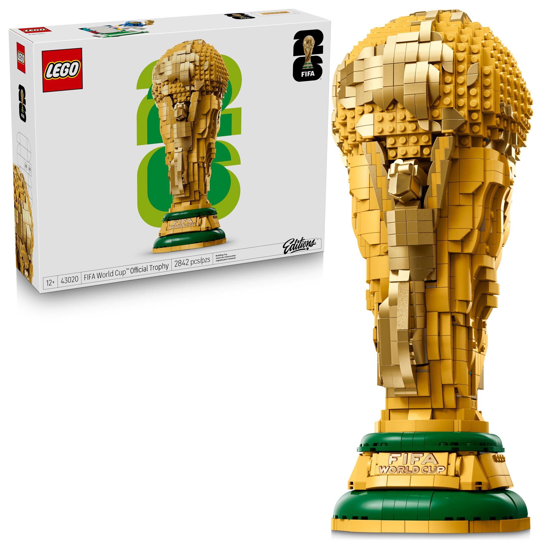 LEGO FIFA World Cup Official Trophy Building Set (Collectible Display Model, 2842 Pieces, 14.5 in) oo5ll