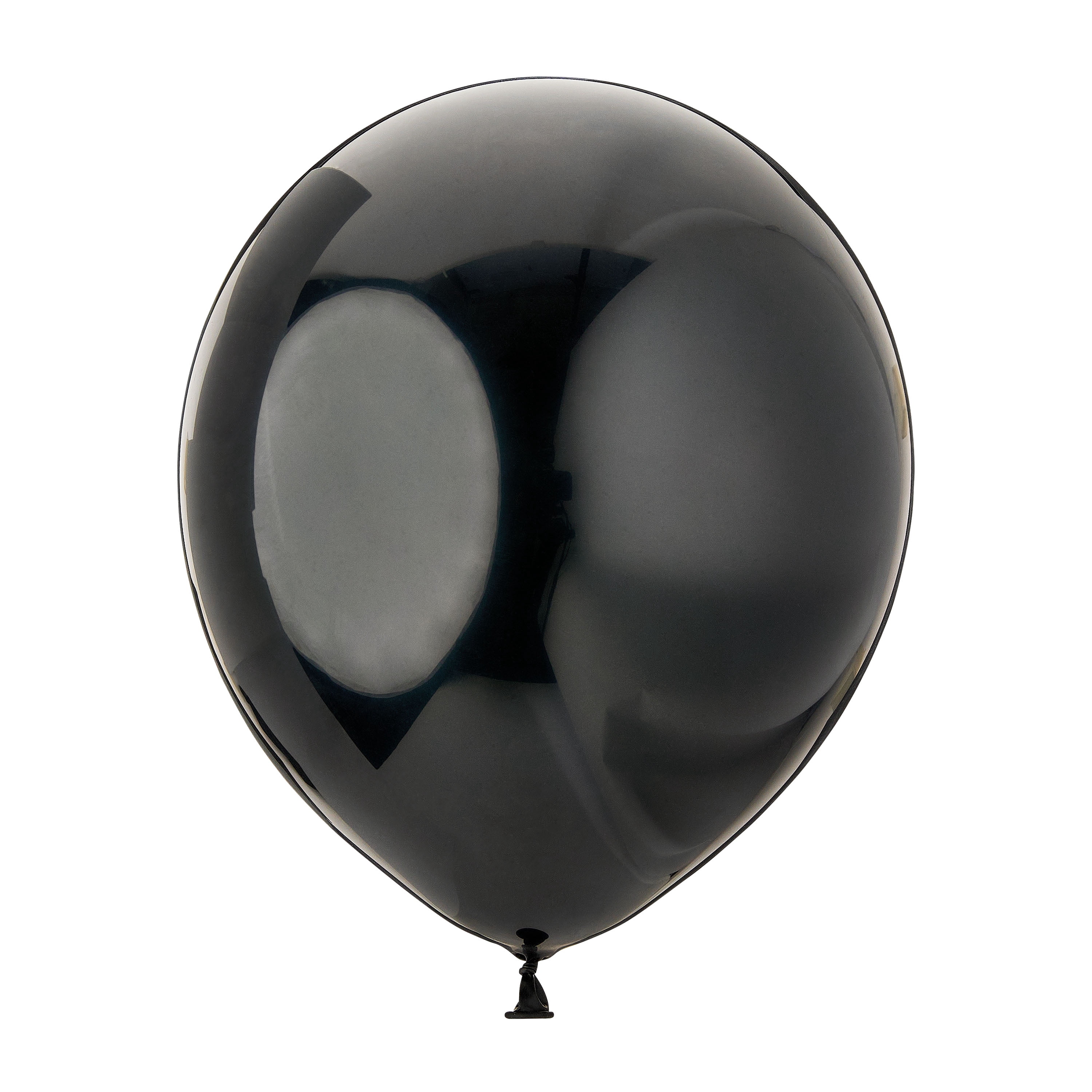 Way To Celebrate Latex Party Balloons, Durable Decorative Event Supplies (Black, 15 Pack, 12 in) mvwck