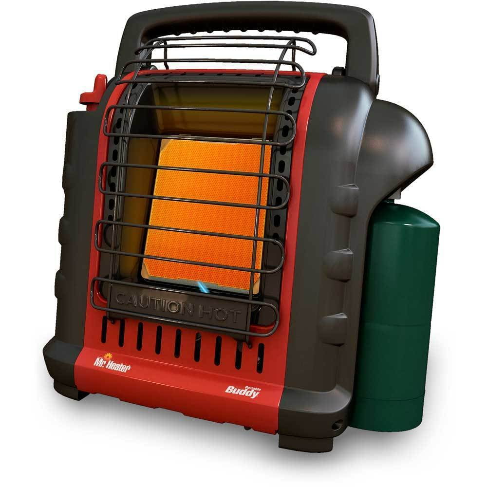 Mr. Heater Portable Buddy Heater and Carry Bag Bundle (Black, 9000 BTU) 8n7lv