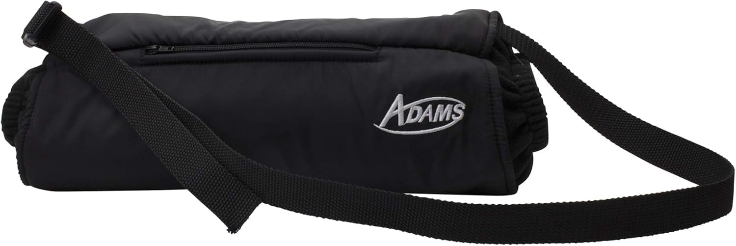 Adams Premium Football Hand Warmer, Weather-Resistant Fleece Lined Pouch (Black, One Size) viwq6