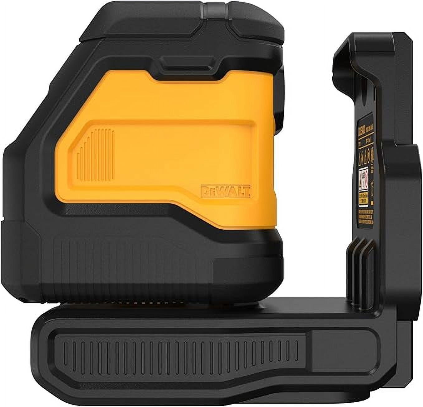 DEWALT 20V MAX Cross Line Laser Level, High-Visibility Green Beam, Self-Leveling Tool (Green, Bare Tool) 97u47