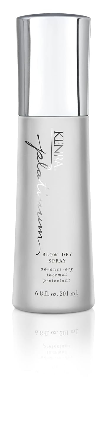 Kenra Platinum Blow-Dry Thermal Protection Hair Spray (Lightweight, Heat-Resistant, Frizz-Control) (6.8 oz) h1bn1