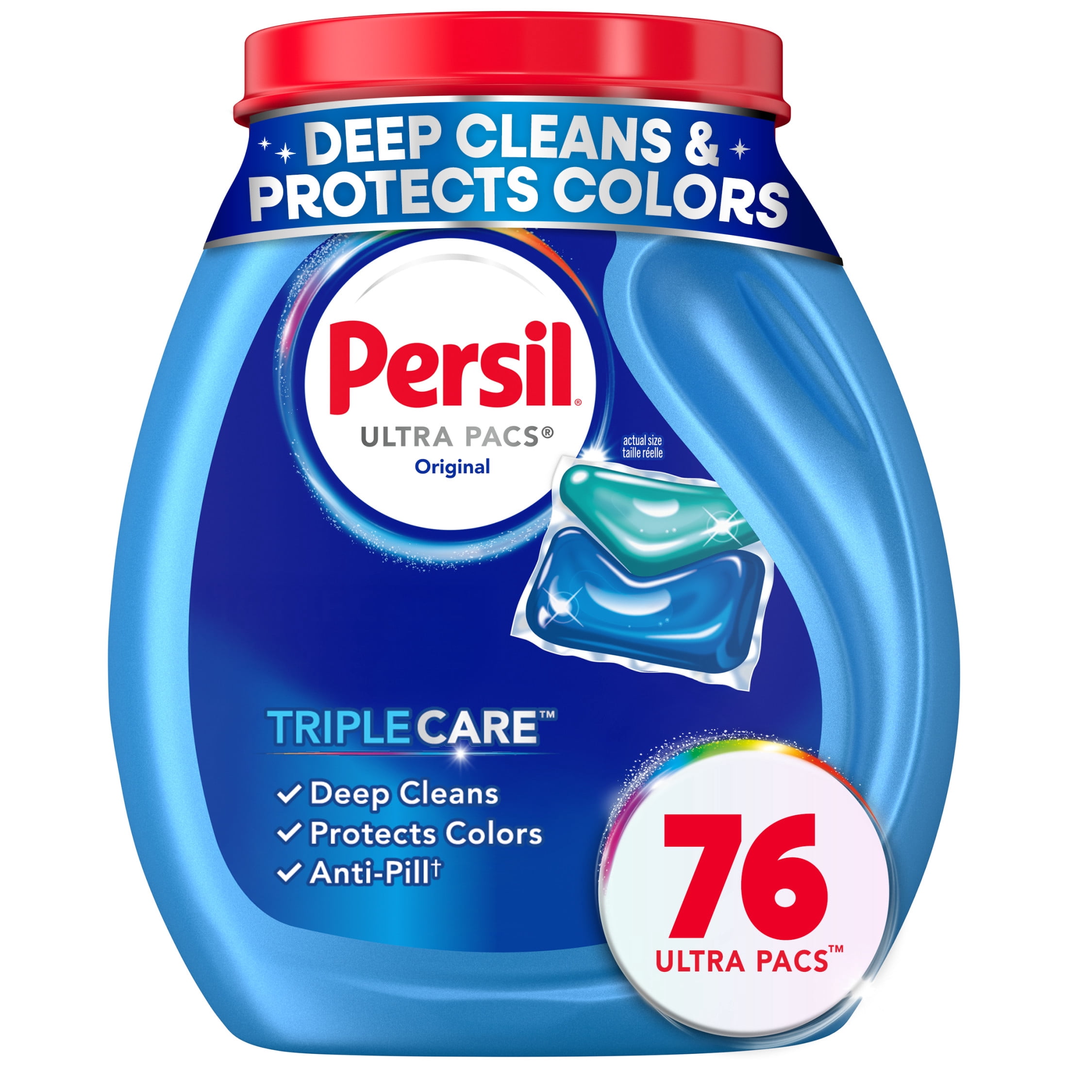 Persil Ultra Pacs Deep Clean Laundry Detergent, Original Scent (76 Count) g9gw8