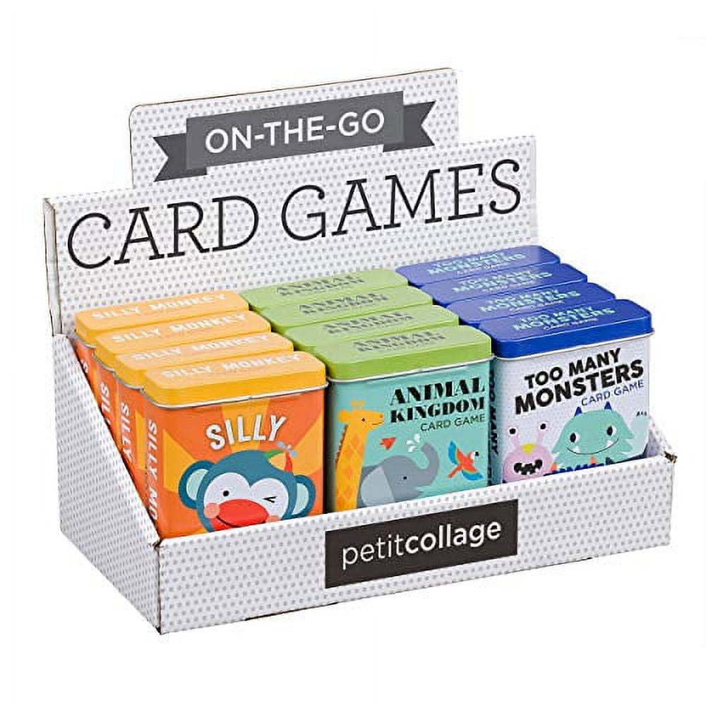 Petit Collage Silly Monkey Card Game (Family Fun Activity, 1 Pack) jarcy