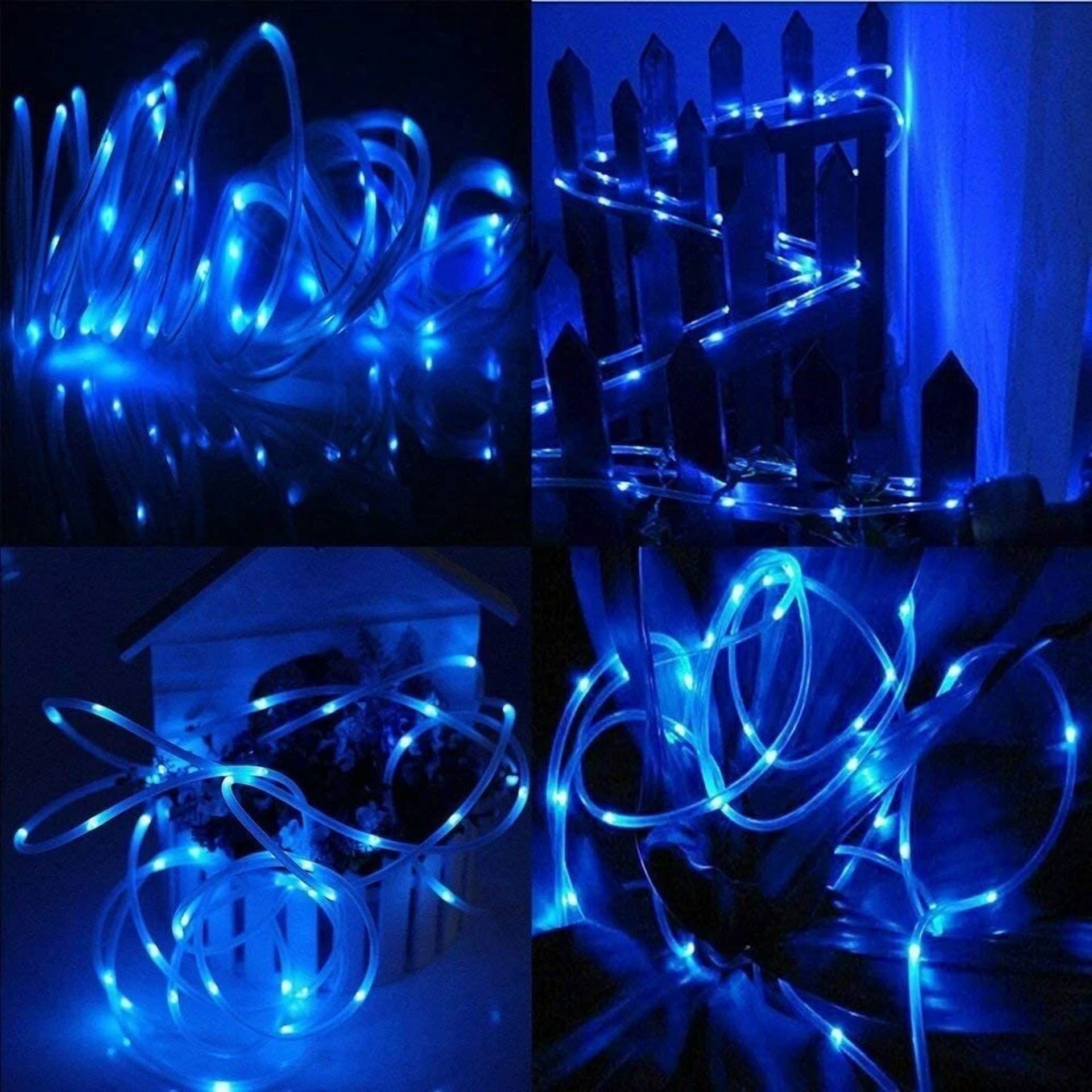 Purely Elizabeth Solar LED String Lights for Christmas Garden Decoration (Warm White, 33 ft) 7po77