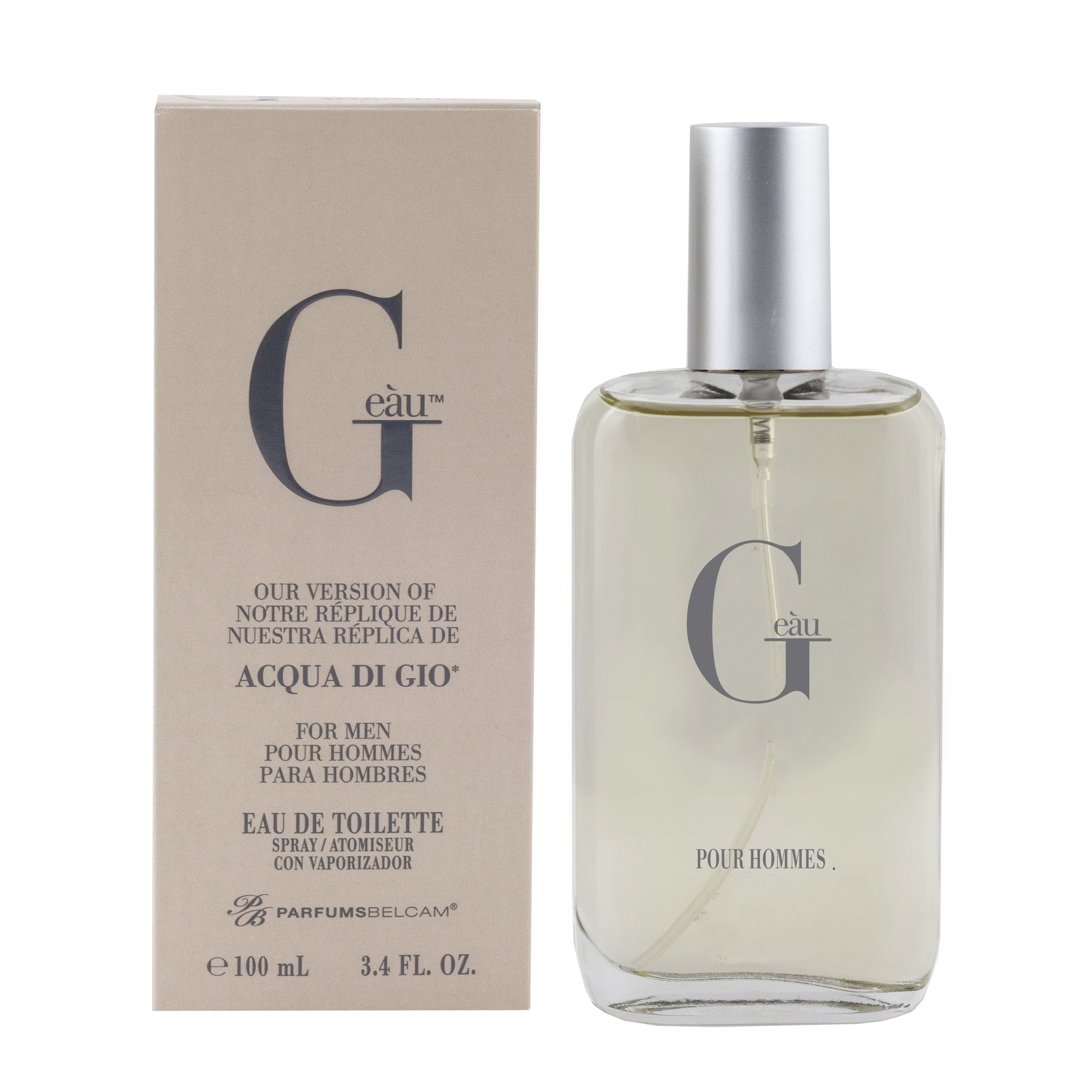 Belcam G’eàu Eau De Toilette Men’s Cologne, Long-lasting Fragrance (3.4 fl oz) 1zse2