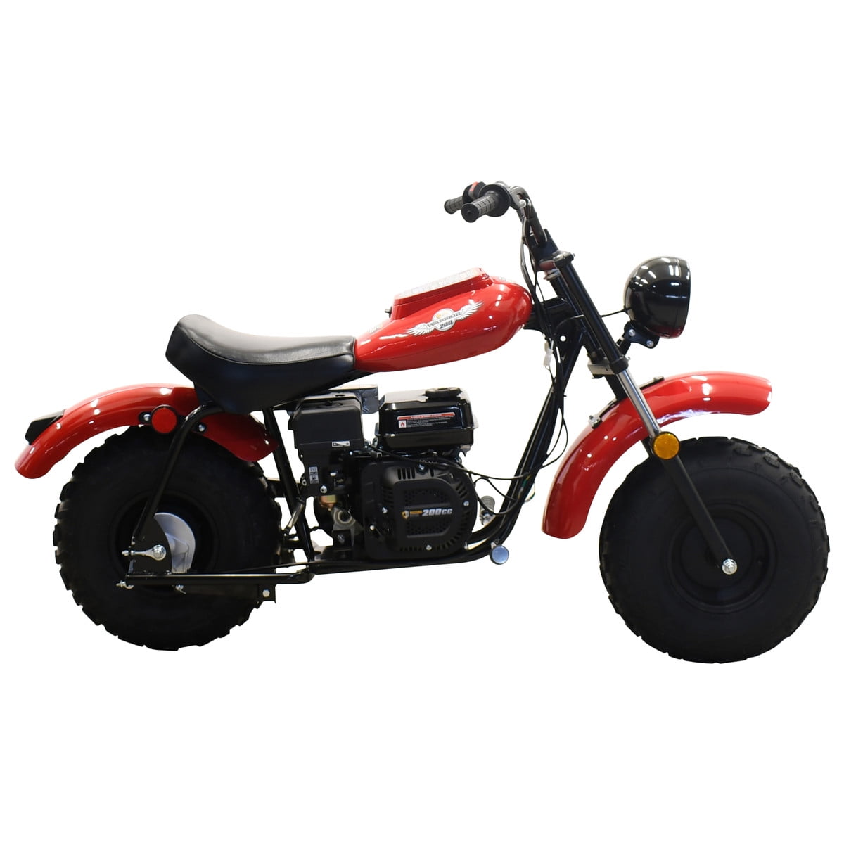 Massimo MB200 Minibike 196cc Gas Powered Off-Road Trail Bike (Red, 200 lb Capacity) wx2zh