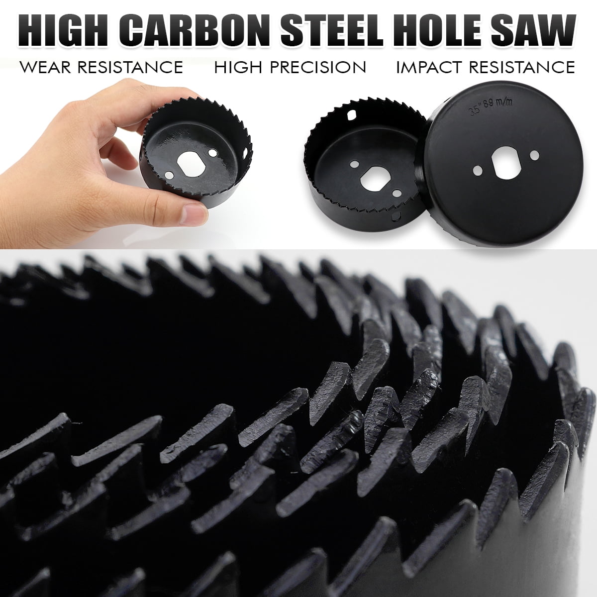 LifeIdeas Hole Saw Kit 22-Piece Set for Wood and PVC (3/4 in to 5 in) krfbs