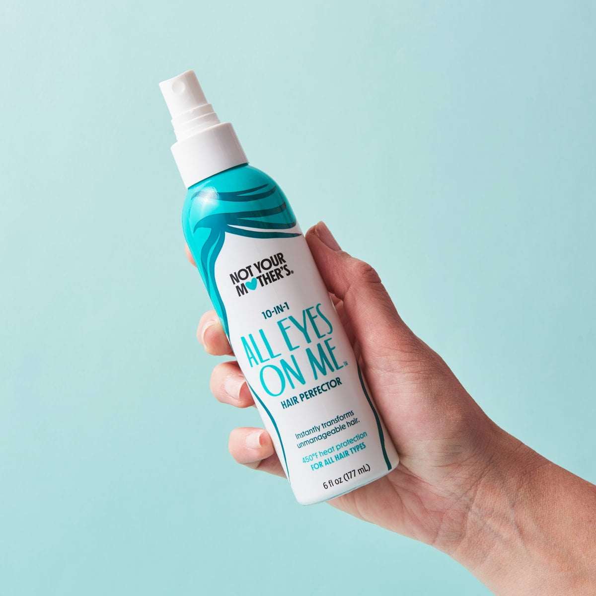 Not Your Mother's All Eyes on Me 10-in-1 Leave-In Detangler and Heat Protectant Spray (6 fl oz) akaxu
