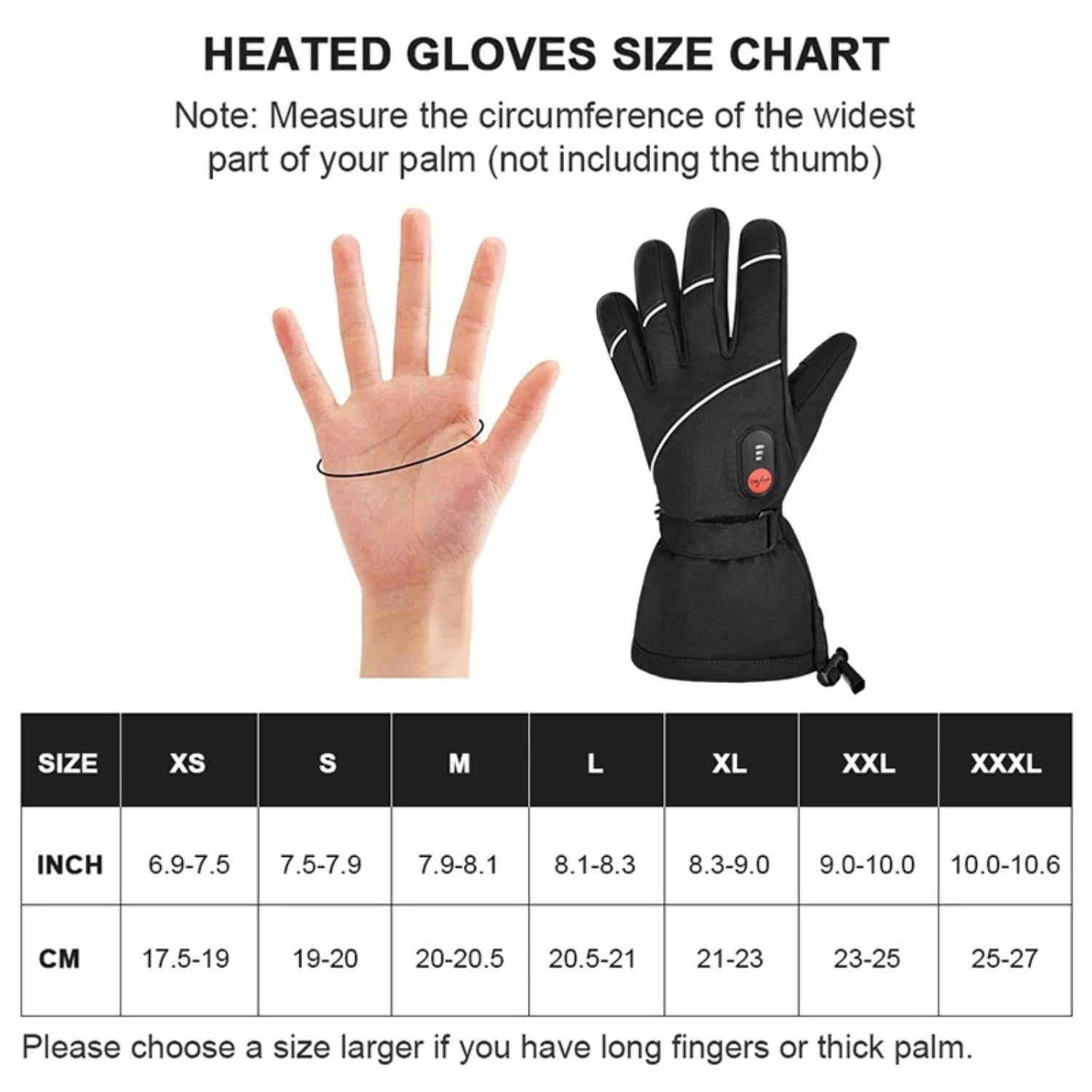 Savior Heat Rechargeable Electric Heated Leather Gloves for Skiing and Snowboarding (Black, Large) u1gcg