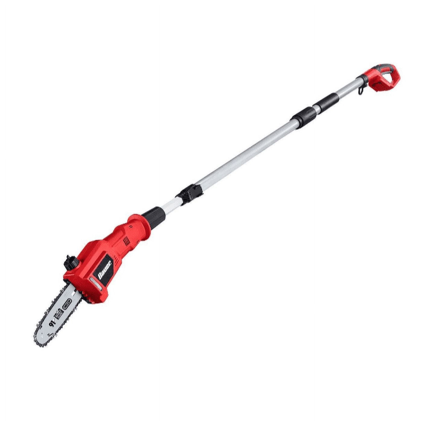 Bauer 20V Cordless Extendable Pole Saw (Red, 8 in Bar, 9.25 ft Length) p7bds
