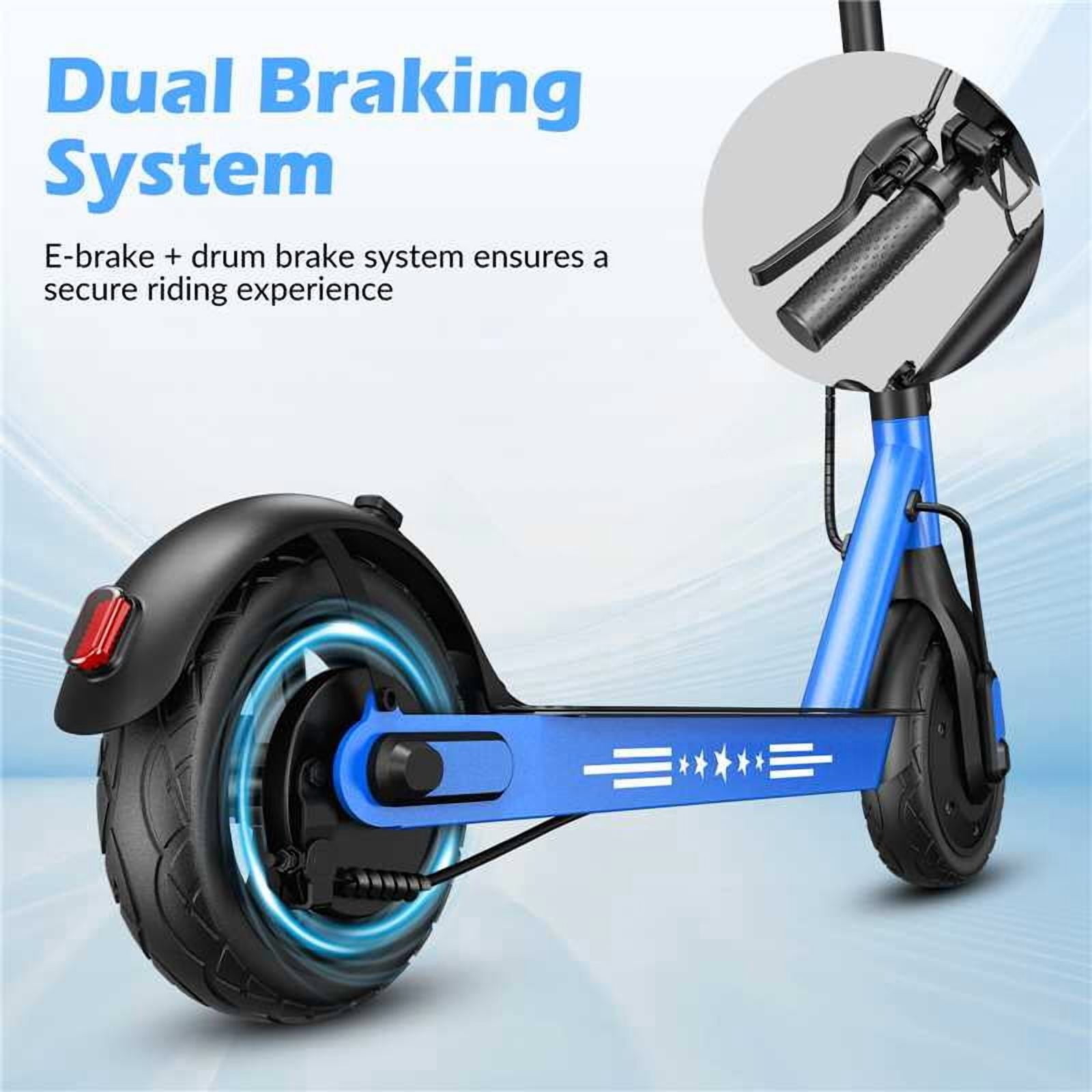 COCOMILA Electric Scooter for Adults, 350W Motor, 19MPH Foldable Commuter E-Scooter (Blue, 10 in Tires) lpa14