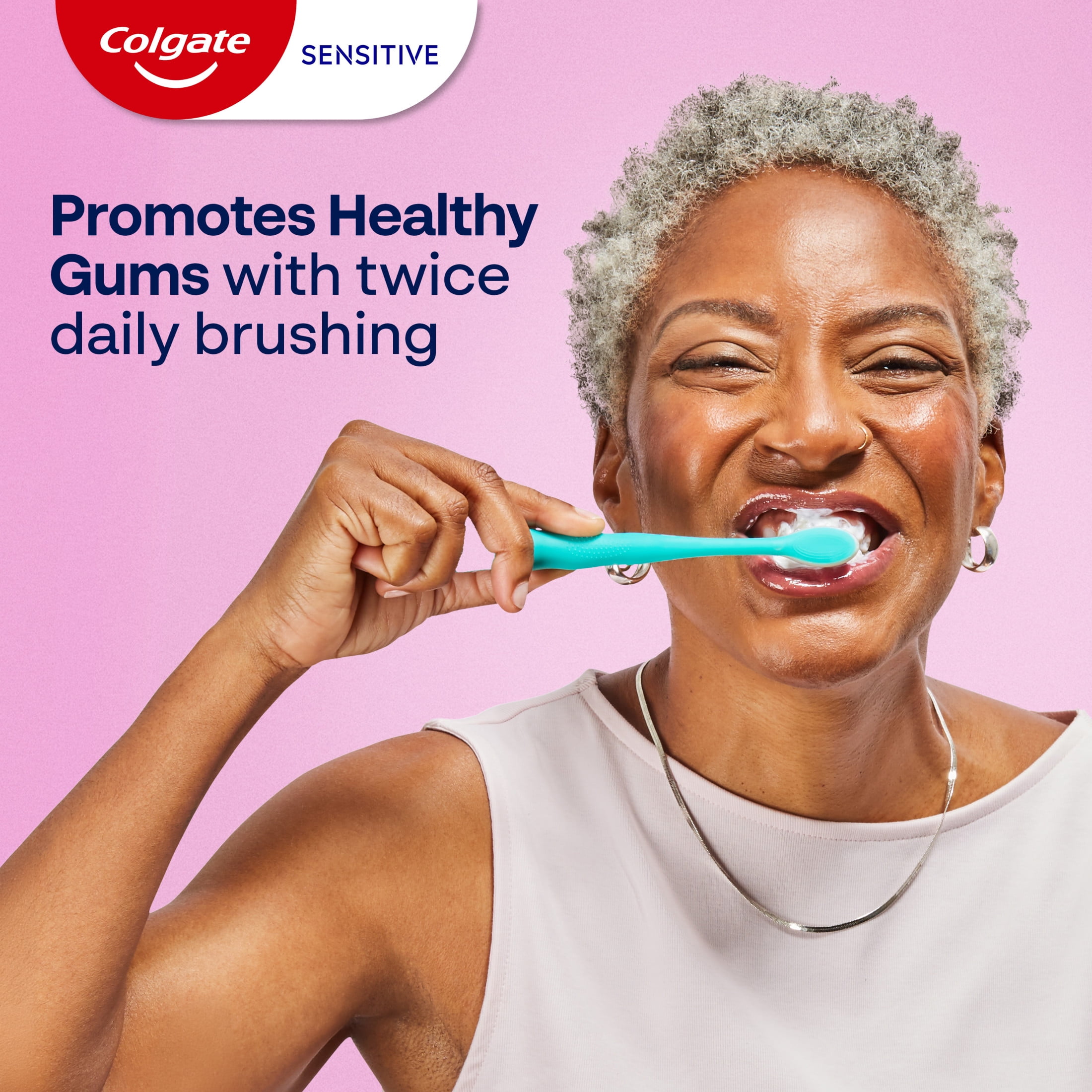Colgate Sensitive Toothpaste, Complete Protection, Mint Clean (6 oz, Pack of 2) l9x8m