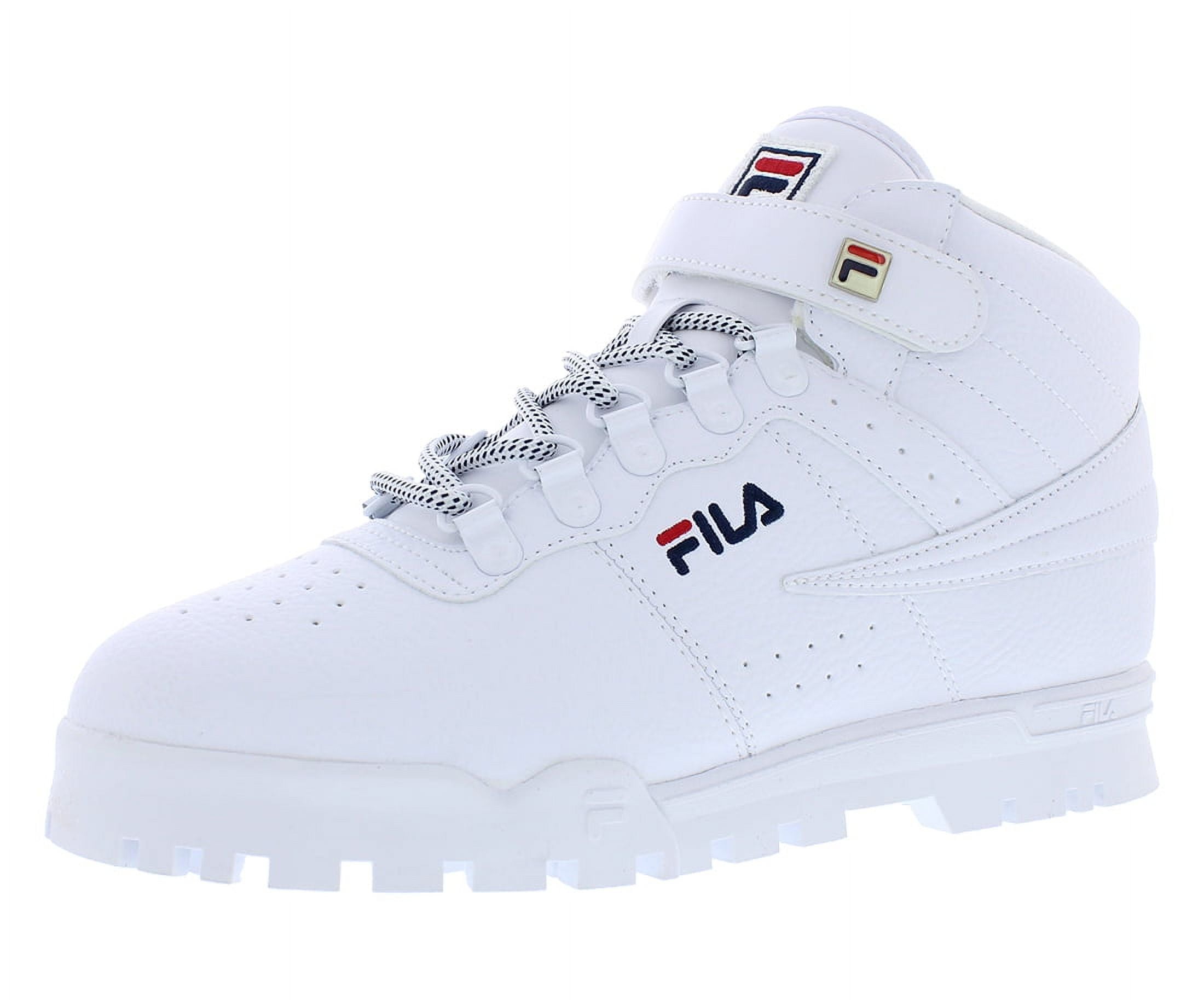 FILA V13 Men's High-Top Boots Casual Athletic Footwear (White, 10) xcuz5