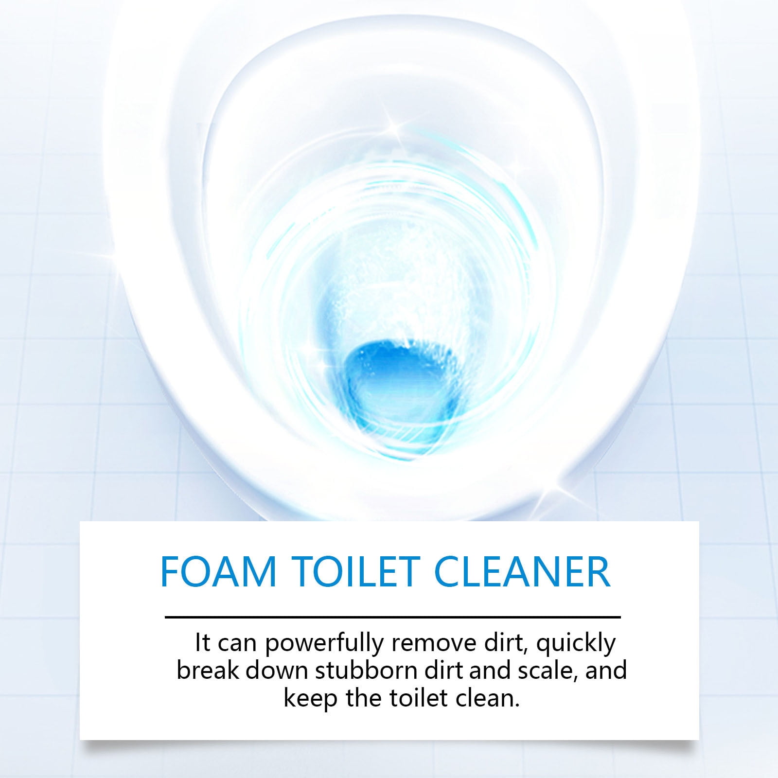 Fankiway Foaming Toilet Bowl Cleaner, Powerful Stain & Odor Remover, Septic-Safe No-Scrub Formula (3.5 oz) lfvr8
