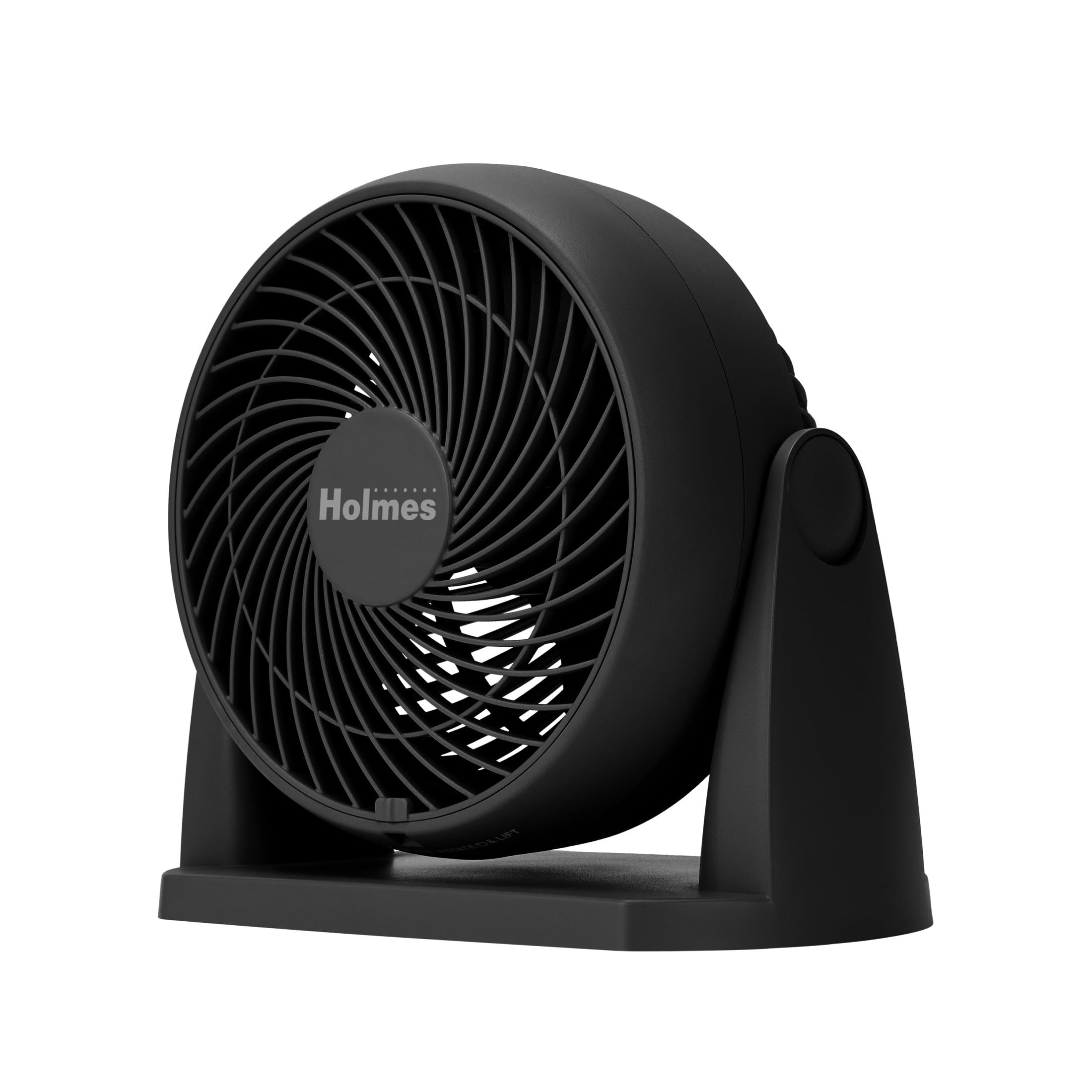 Holmes Blizzard 8 Inch Air Circulator Fan, High Velocity Table Desk Fan (Black, 8 in) lg28d