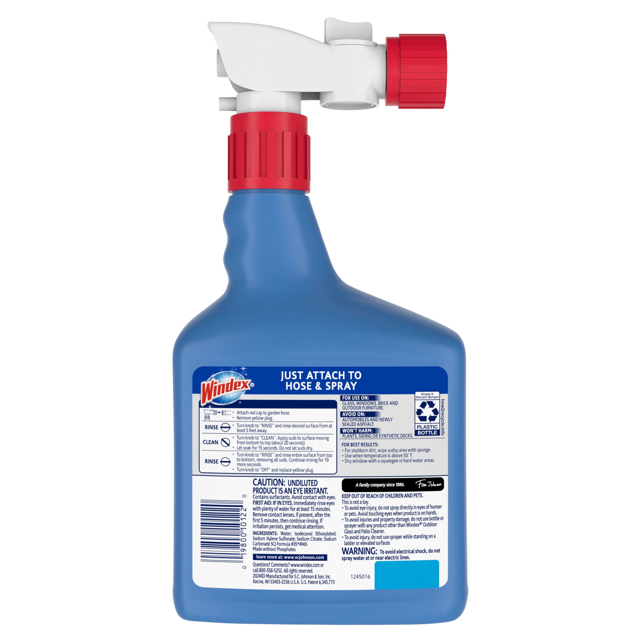 Windex Outdoor Concentrated Cleaner for Windows and Siding (32 fl oz) lomas