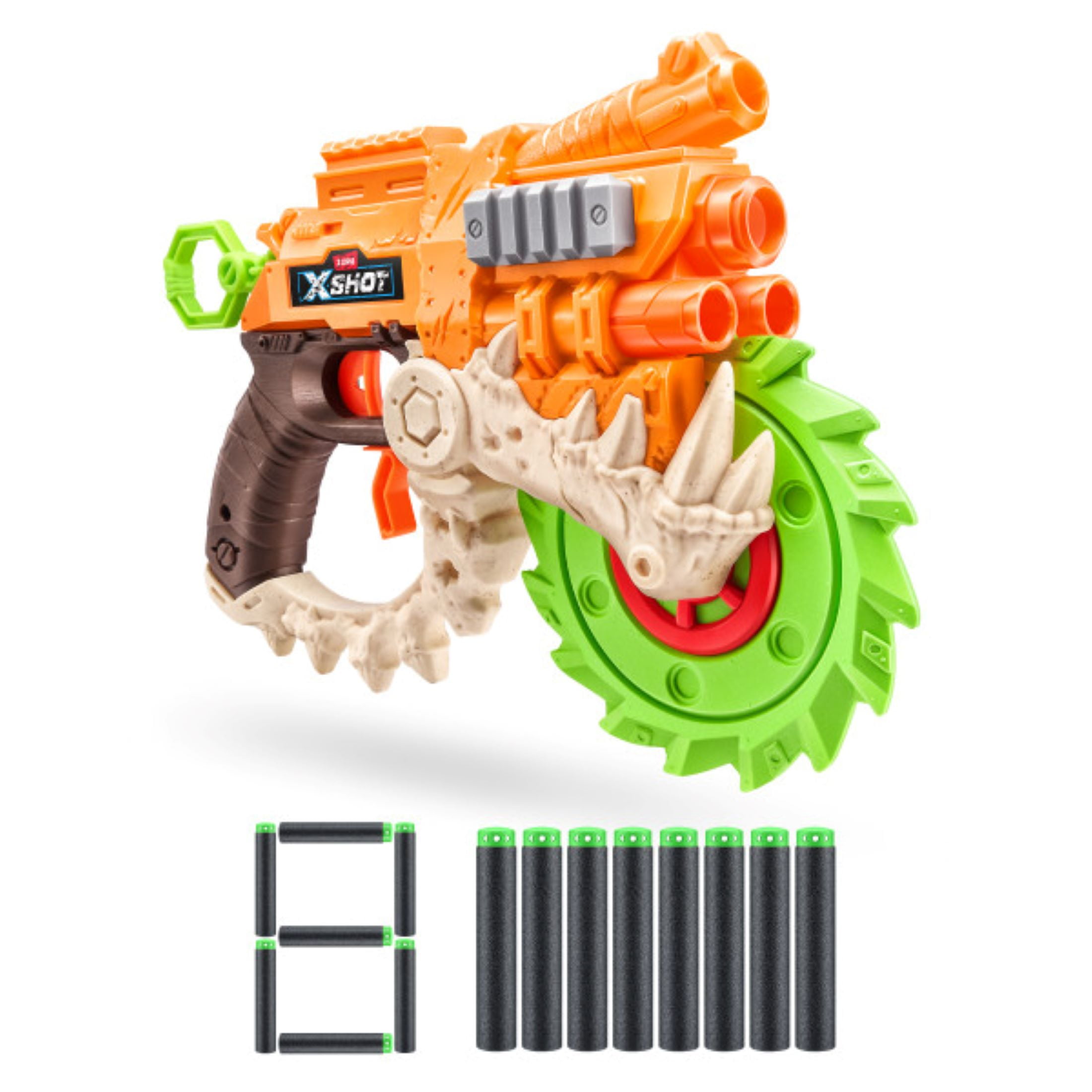XSHOT Insanity HorrorFire Reaper X Outdoor Blaster with Spinning Saw Blade (8 Darts) j80lb