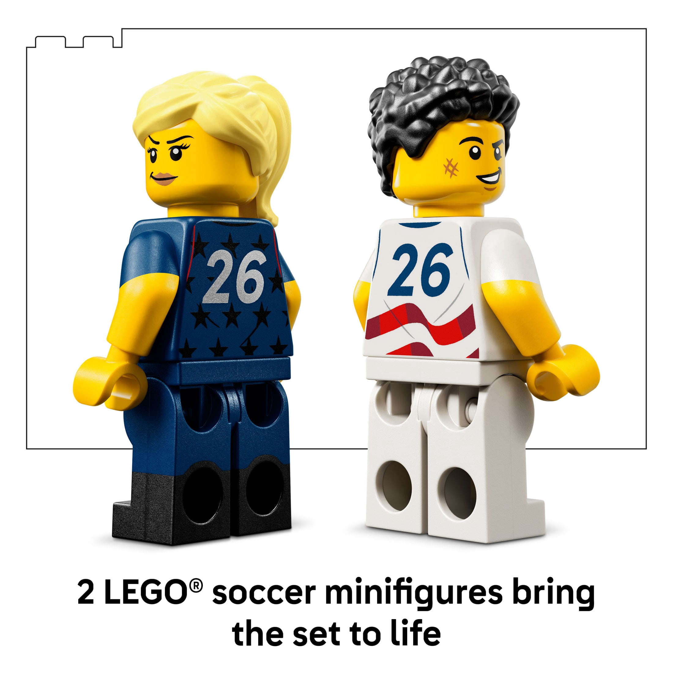 LEGO U.S. Soccer National Team Jersey Building Set (167 Pieces, 8.5 in. H) bz1fd
