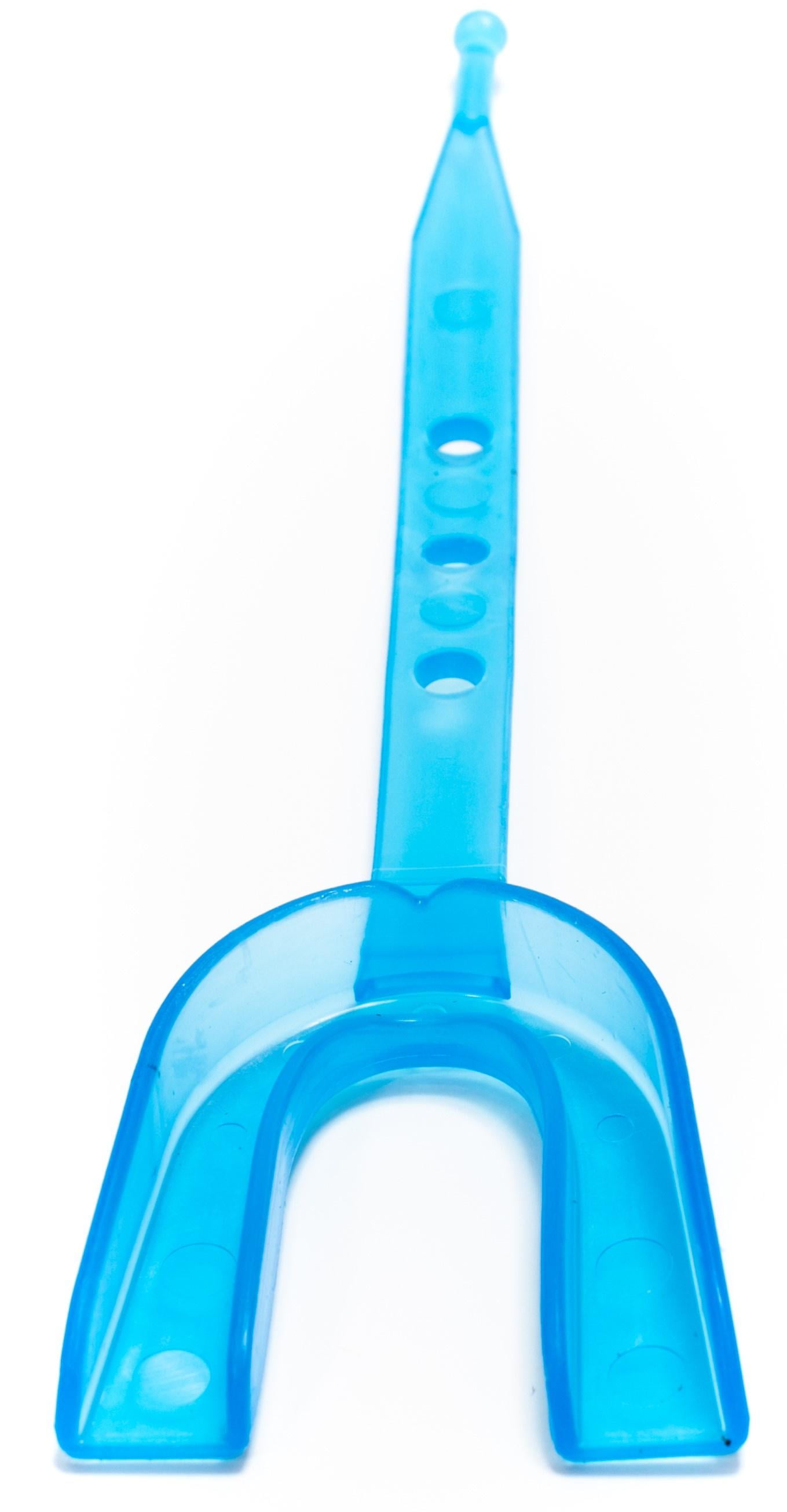 Delta Dental Adult Strapped Mouth Guard, Boil & Bite Sports Protection for Football and Hockey (Blue, One Size) wg0ow