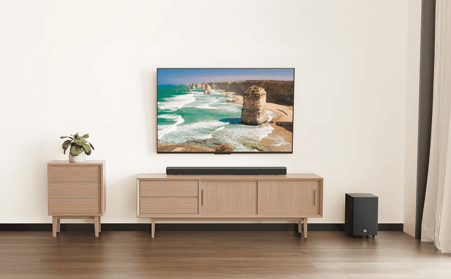 JBL Cinema SB550 Sound Bar with Wireless Subwoofer and Dolby Audio (Black) 8zpes